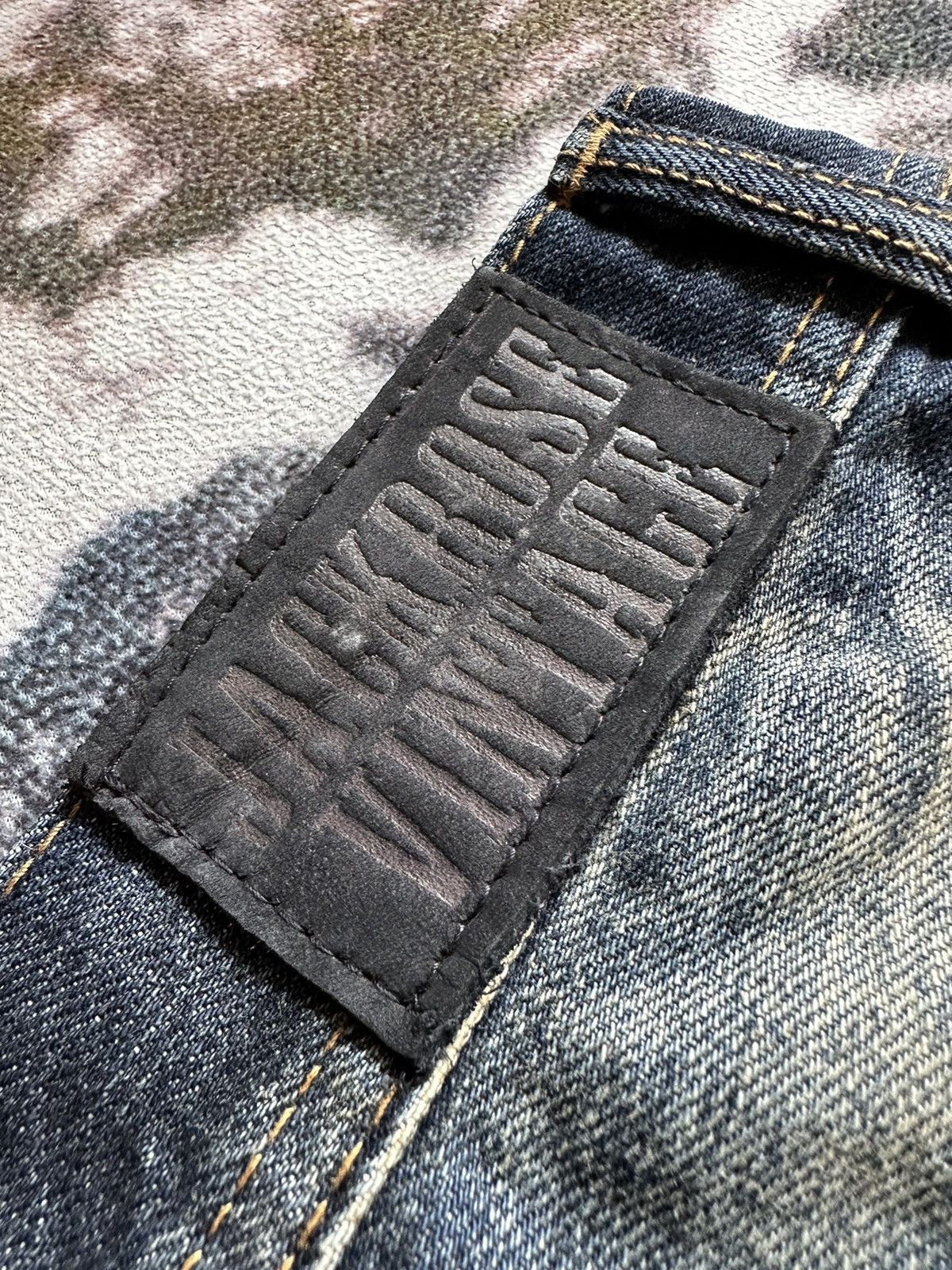 JACKROSE 00's Jackrose j-rock tribe couture boro denim jeans Size US 31 - 13 Thumbnail