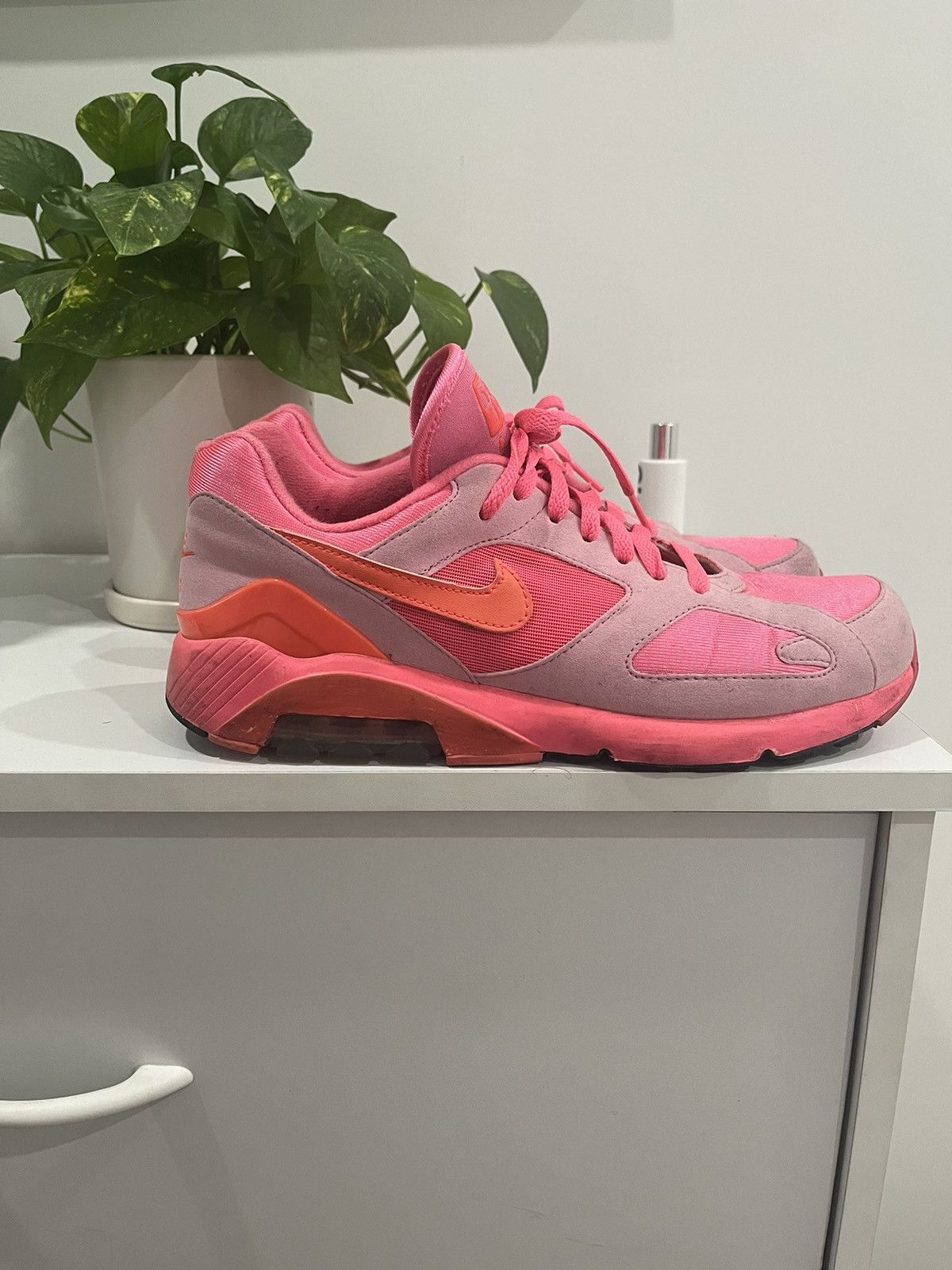 Comme des Garcons × Nike Comme Des Garcon Nike Air Max Triple Pink Size US 9.5 / EU 42-43 - 1 Thumbnail