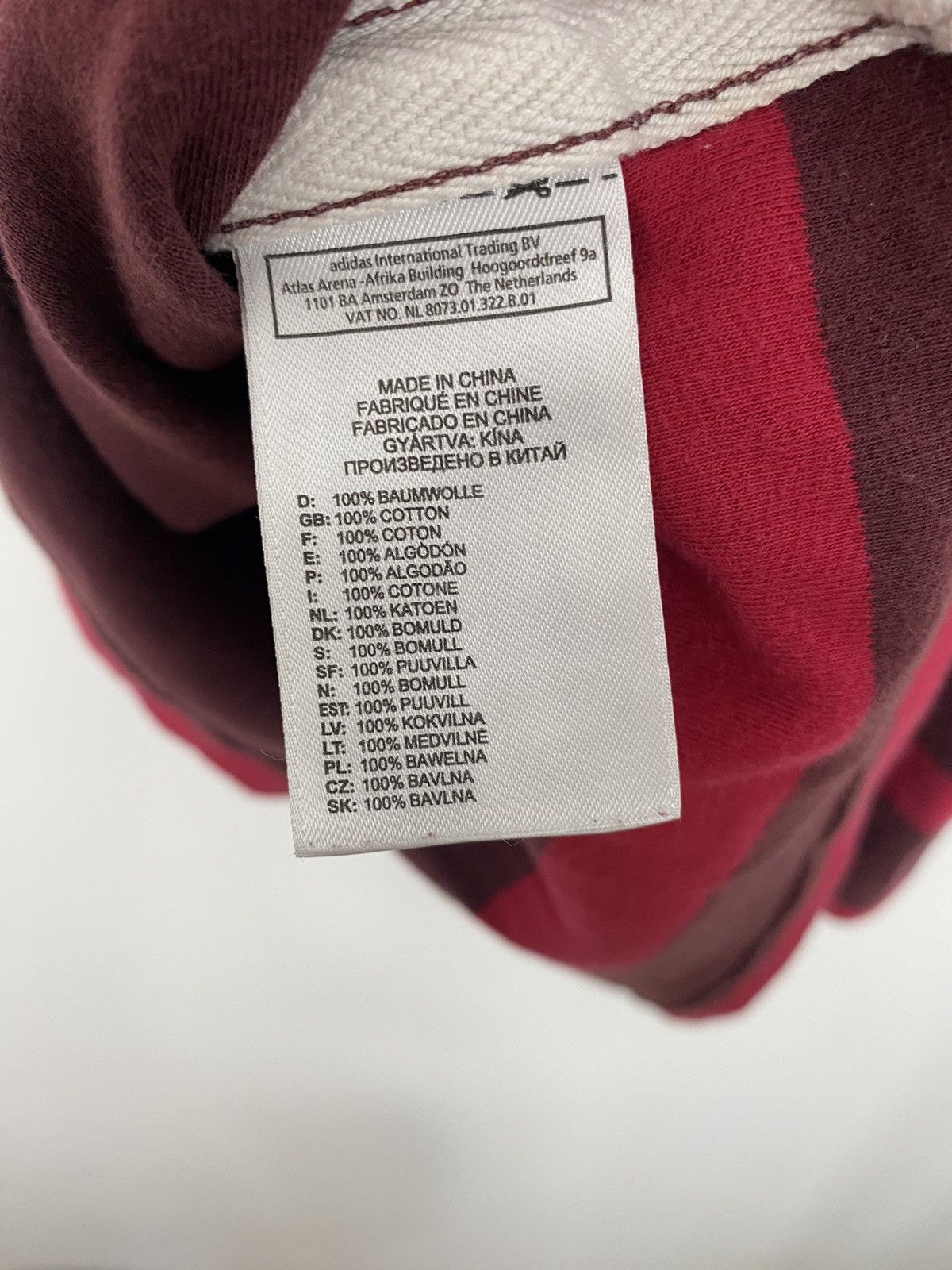 Adidas × Vintage Vintage Adidas Horizontal Striped Polo Shirt Rugby L y2k Size US L / EU 52-54 / 3 - 9 Thumbnail