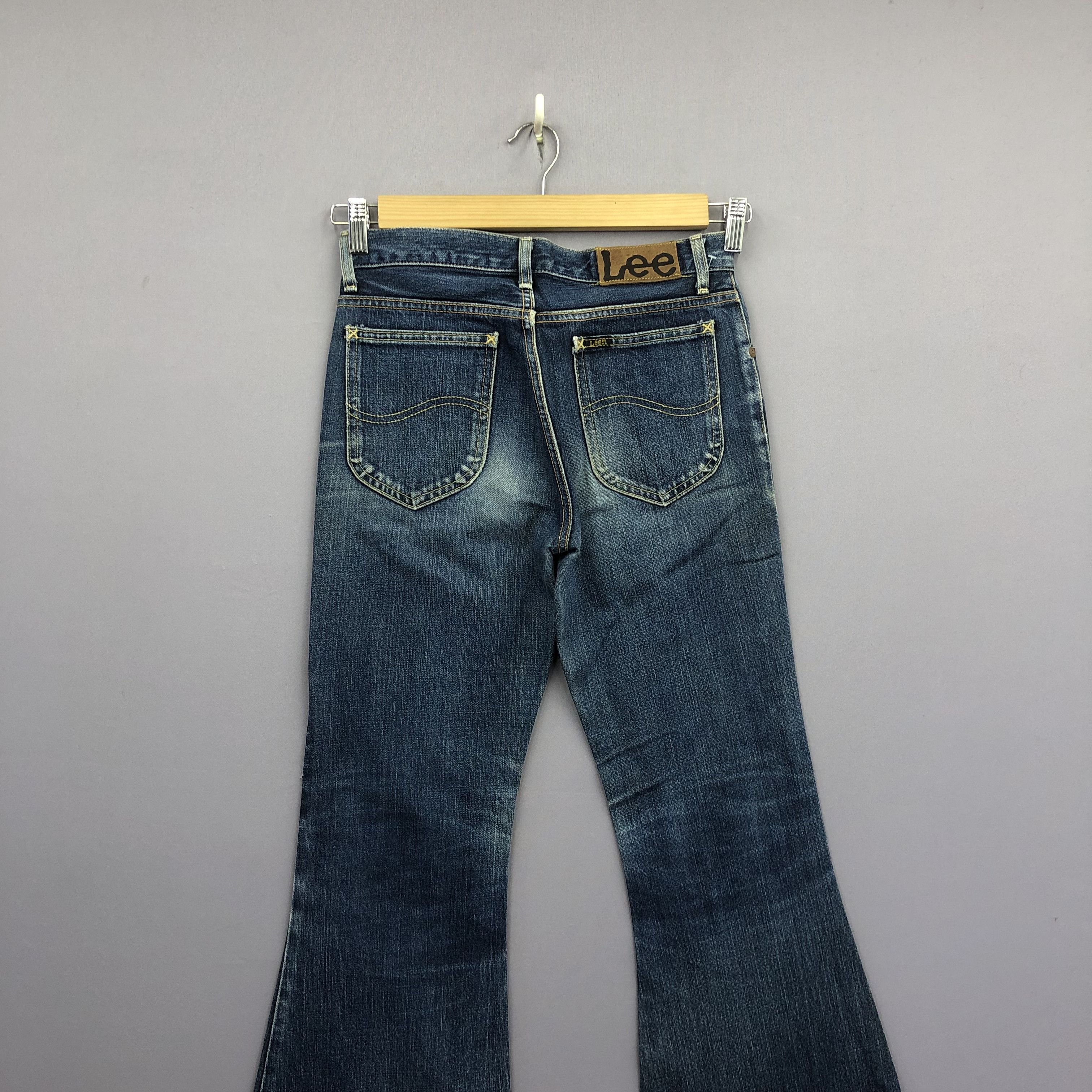 Lee Vintage Lee Riders Flare Jeans Lee Bootcut Wide Leg Denim Size 28" / US 6 / IT 42 - 4 Thumbnail