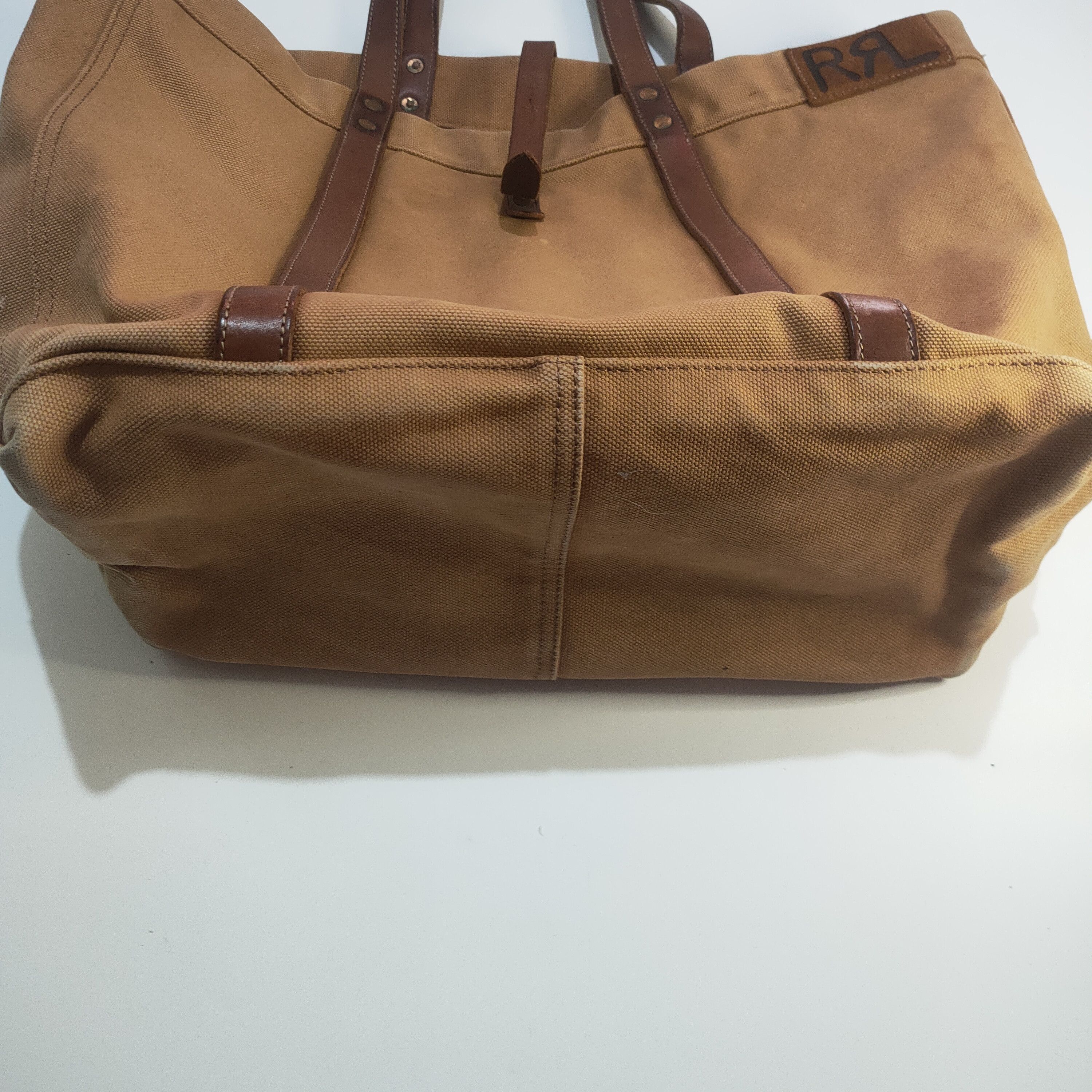 RRL Ralph Lauren × Vintage Ralph Lauren Cotton Canvas Tote Bag Size ONE SIZE - 5 Thumbnail