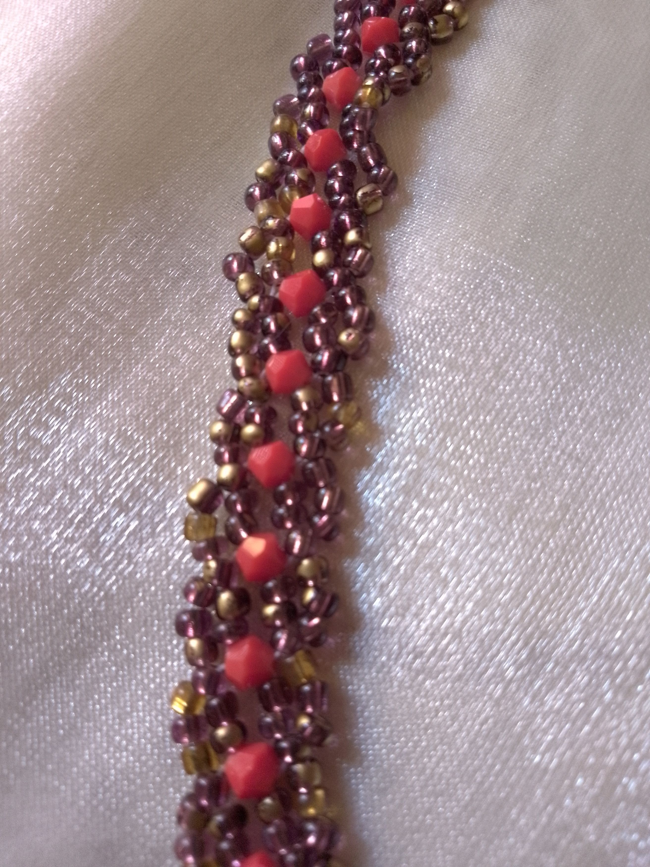 Handmade Long Boho Necklace Mona Lisa pendant natural gemstones Size ONE SIZE - 6 Thumbnail