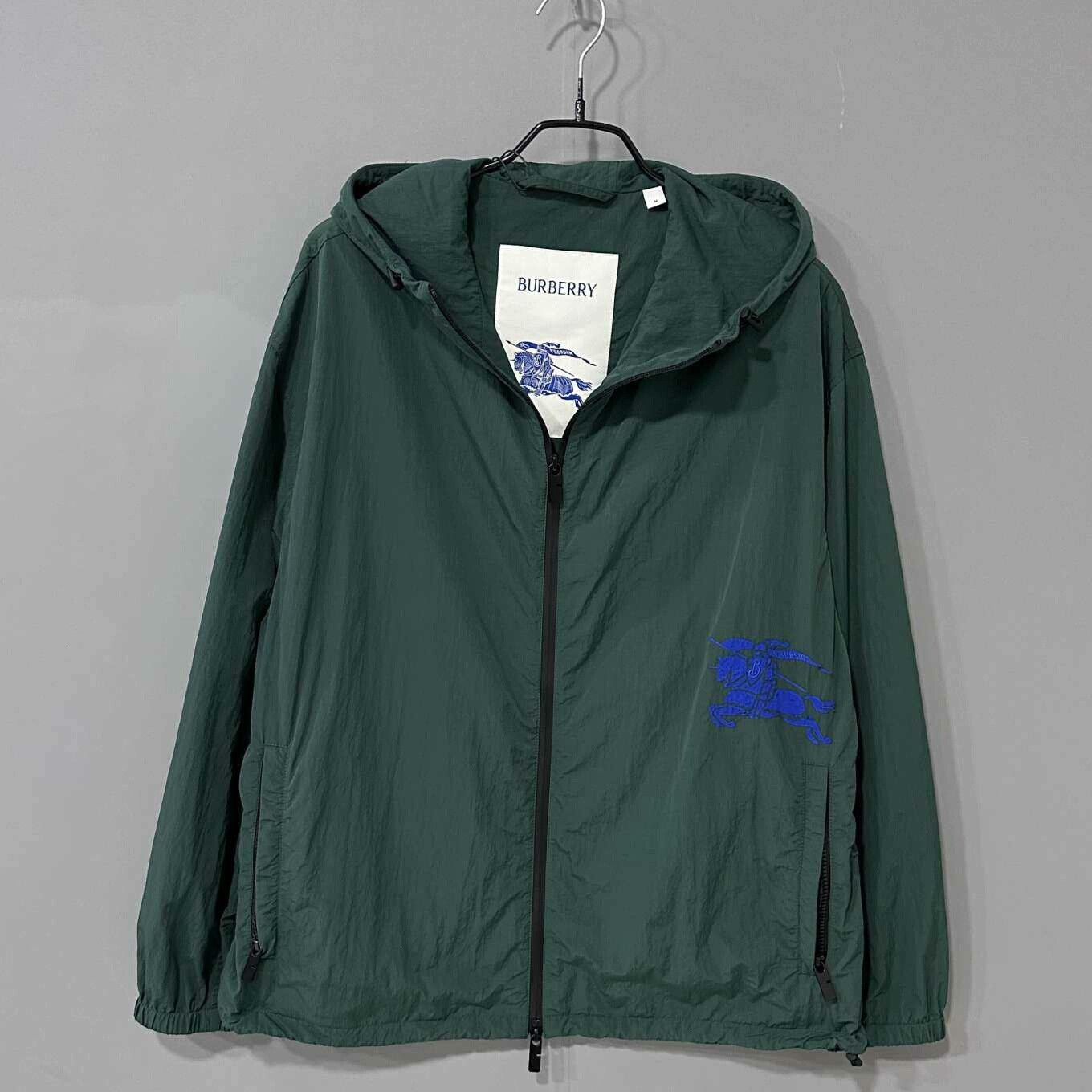 Burberry Burberry Logo Hooded Zipper Jacket Size US M / EU 48-50 / 2 - 1 Thumbnail