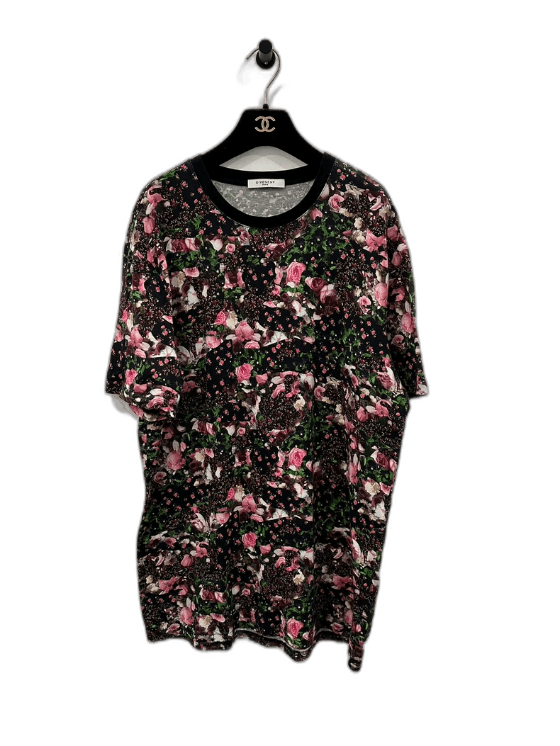 Givenchy Givenchy Givenchy Floral Print Short Sleeve Tee -2507 Size US L / EU 52-54 / 3 - 1 Thumbnail