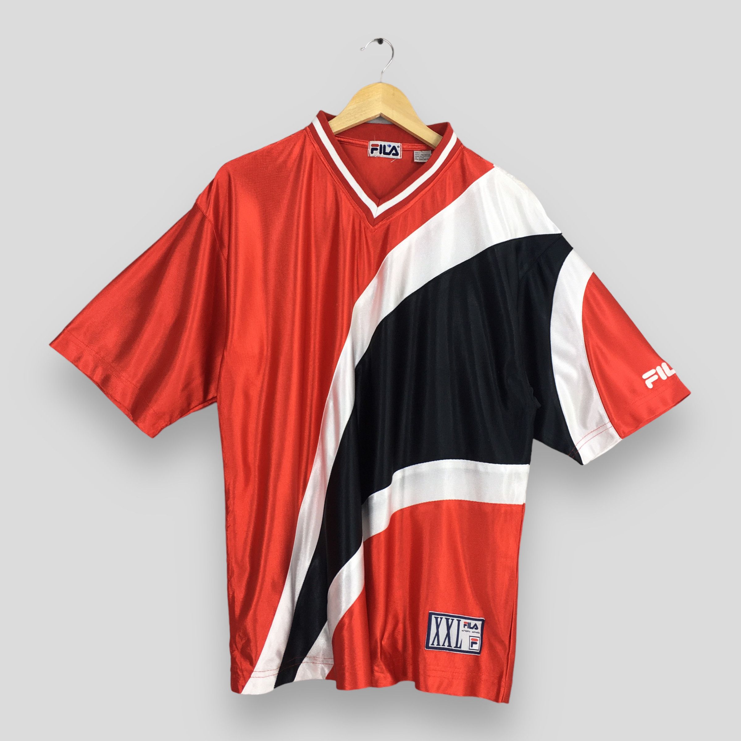 Fila × Sports Specialties Vintage Fila Sports Jersey Football NFL Kc Chiefs Red Large Size US L / EU 52-54 / 3 - 1 Thumbnail