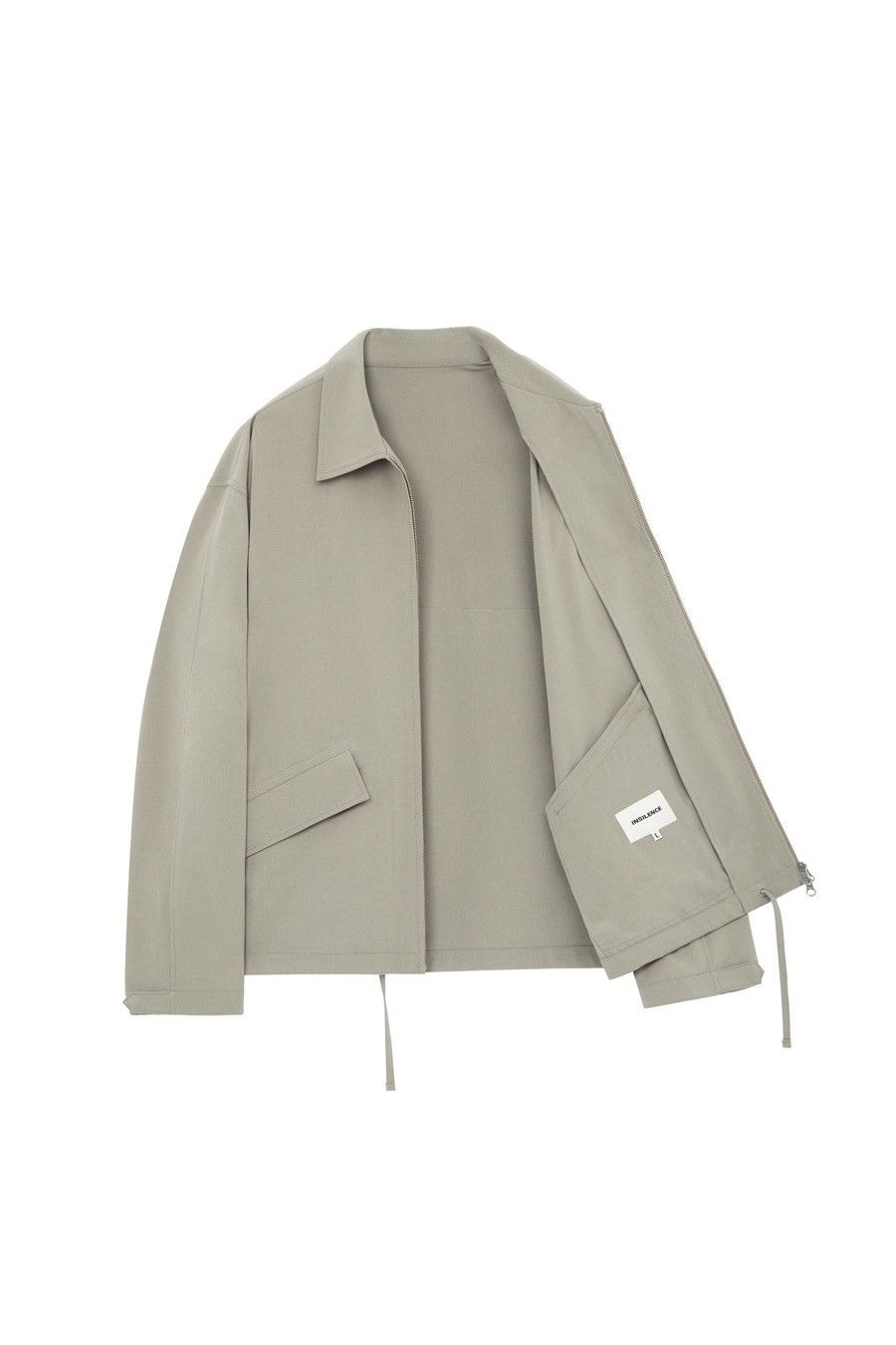 MUSINSA Insilence Boxy Fit Blouson Jacket Beige Size US S / EU 44-46 / 1 - 9 Thumbnail