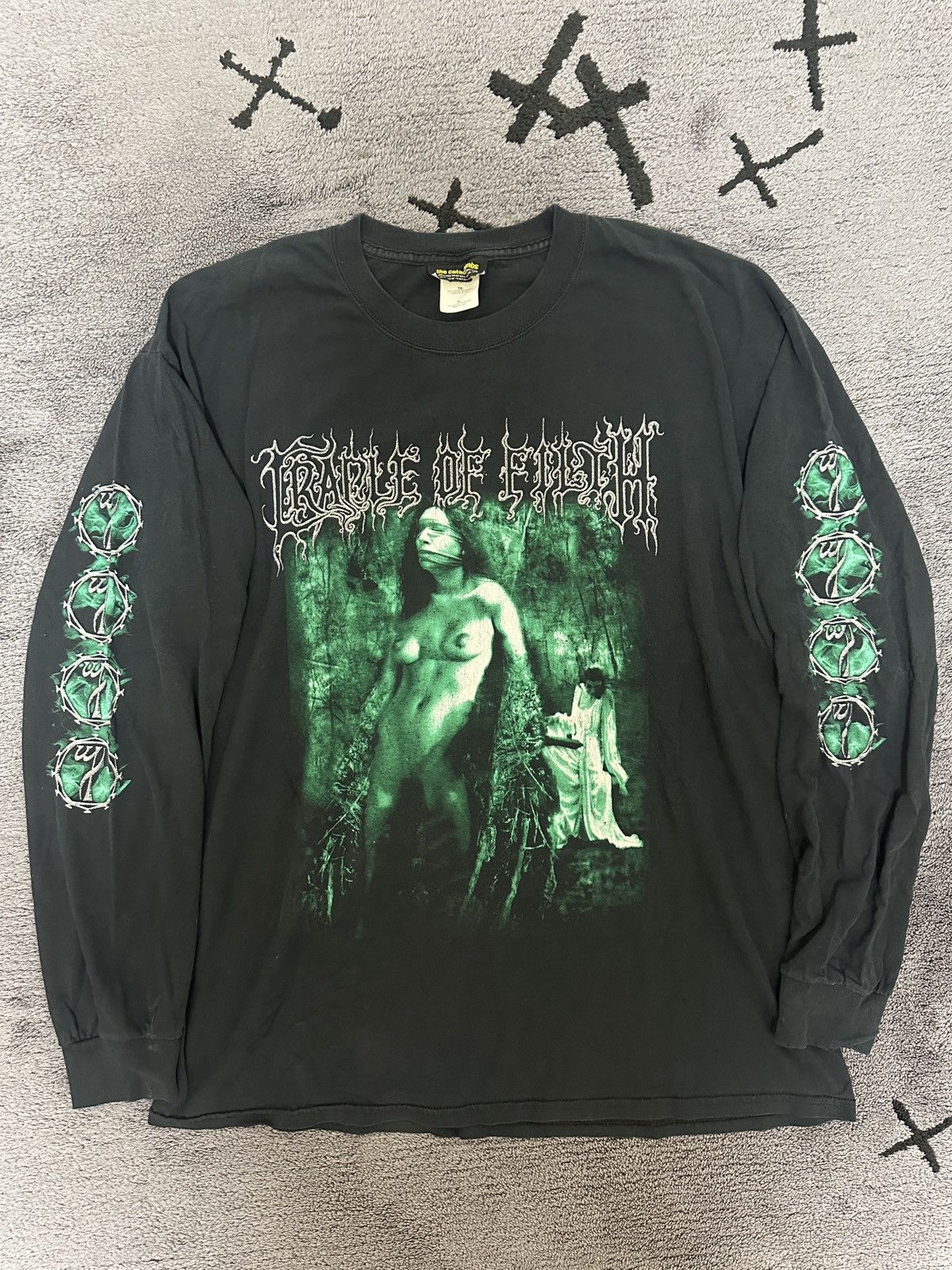 Vintage Cradle of Filth - Dani Filth Long sleeve Size US XL / EU 56 / 4 - 1 Thumbnail