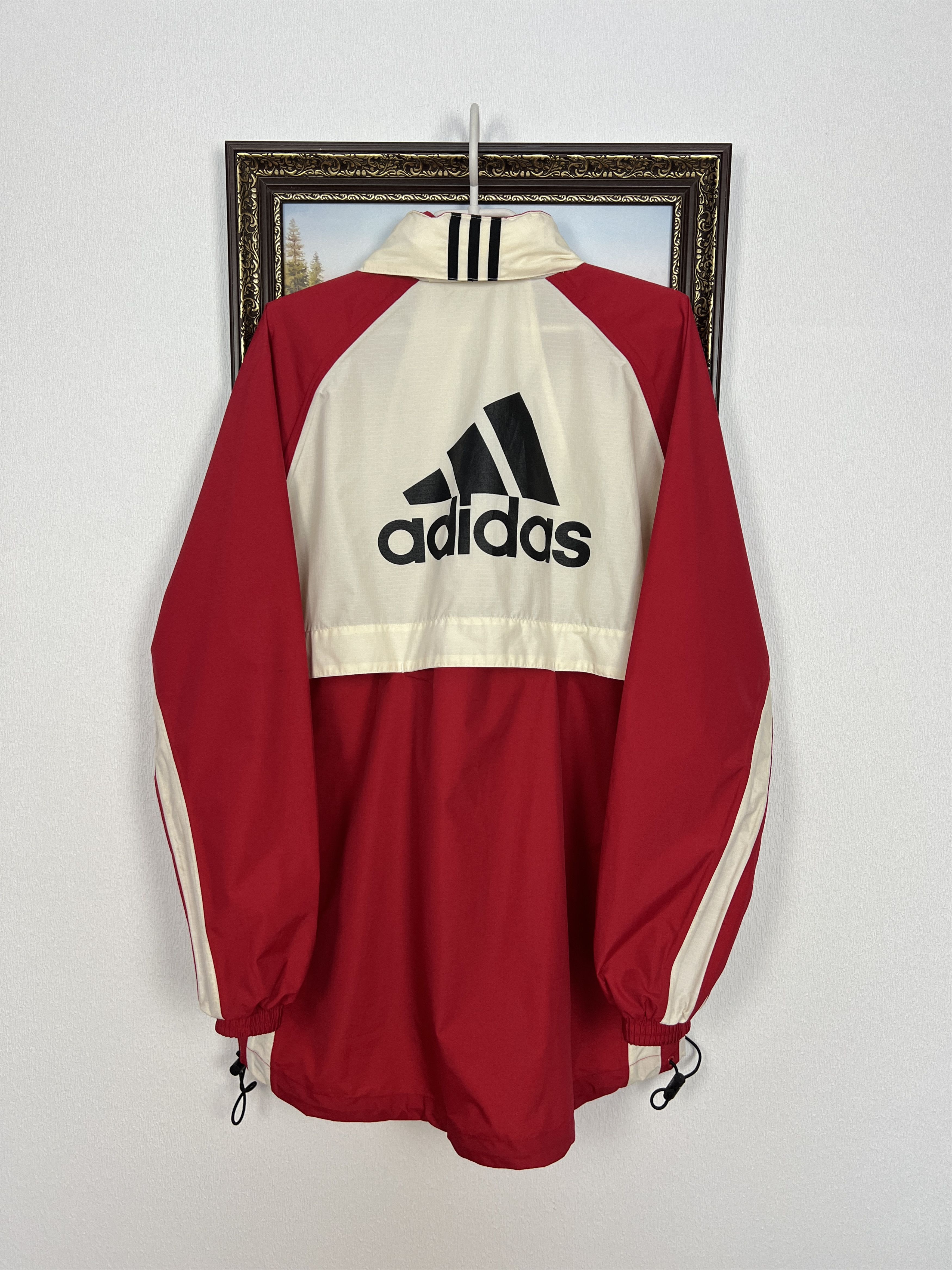 Adidas Vintage 90's Adidas VfB Stuttgart Football Jacket Soccer Size US L / EU 52-54 / 3 - 13 Thumbnail