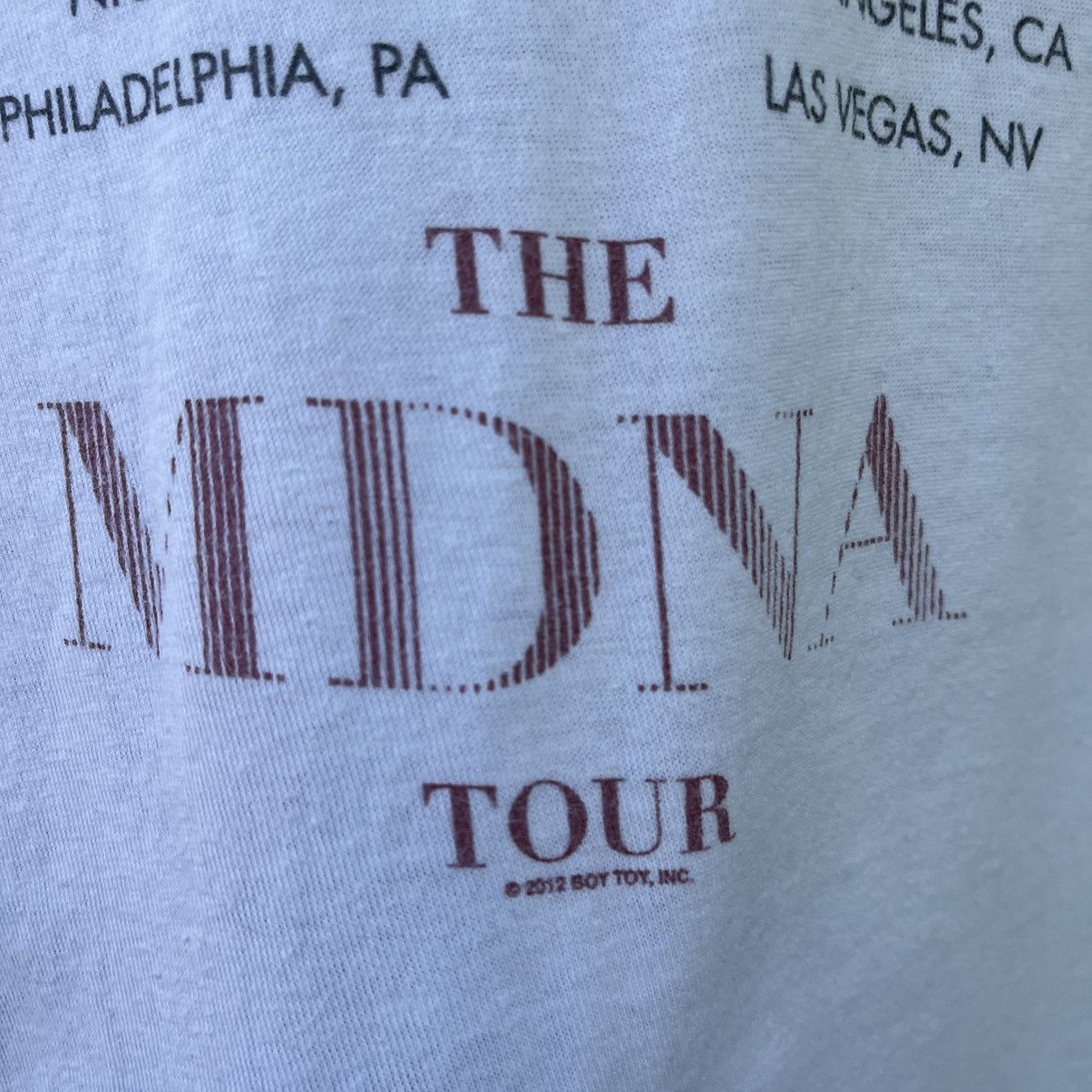 Band Tees Thrashed Vintage Madonna Tour Tee Size US M / EU 48-50 / 2 - 5 Thumbnail