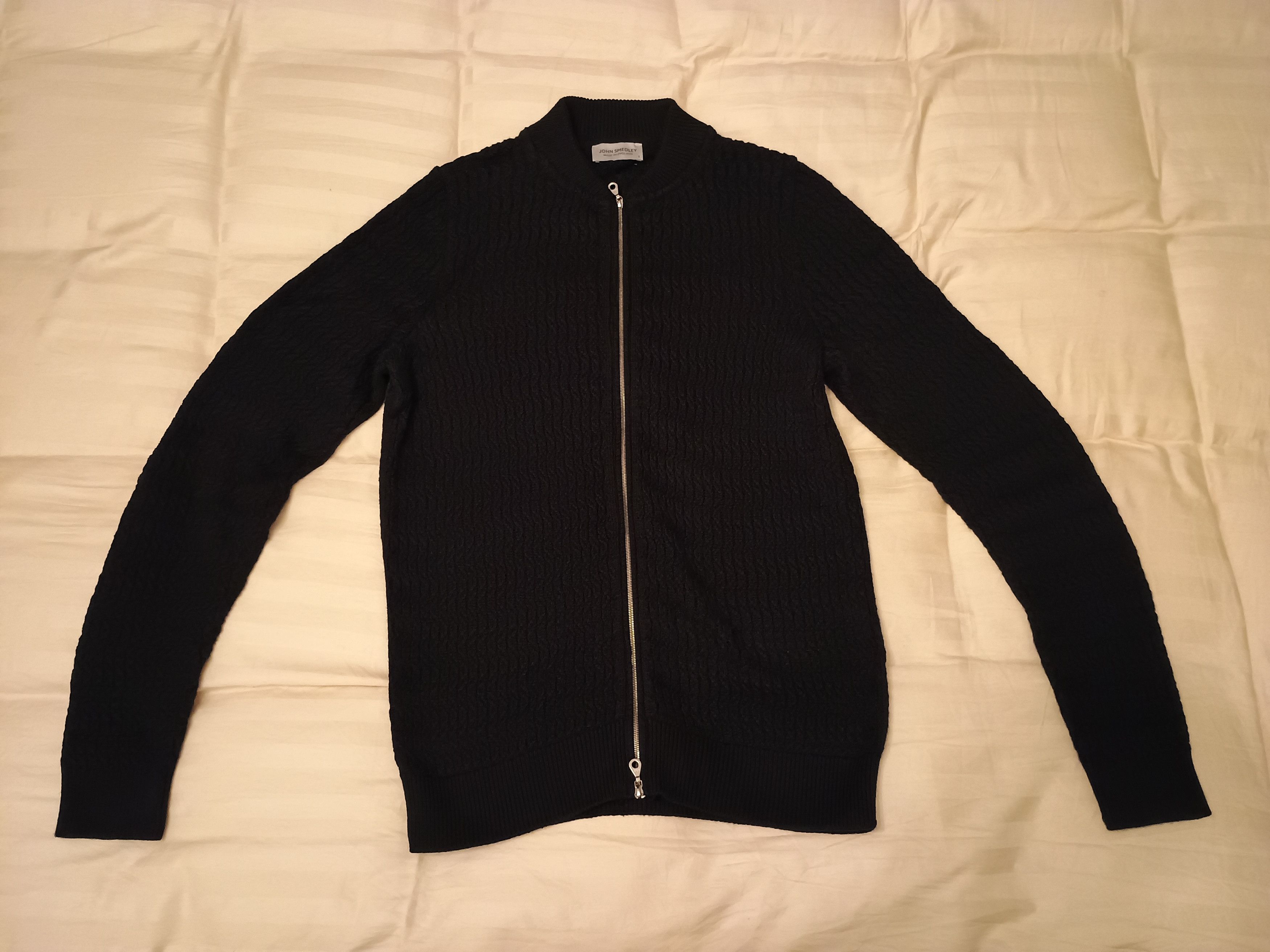 John Smedley John Smedley Knitted Bomber Size US S / EU 44-46 / 1 - 1 Thumbnail