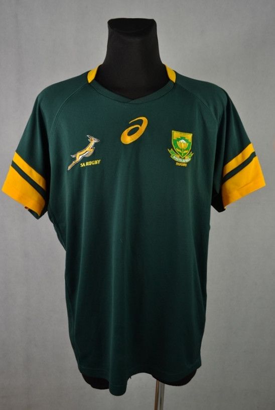 Asics South Africa Rugby Asics Jersey 2XL Size US XXL / EU 58 / 5 - 1 Thumbnail