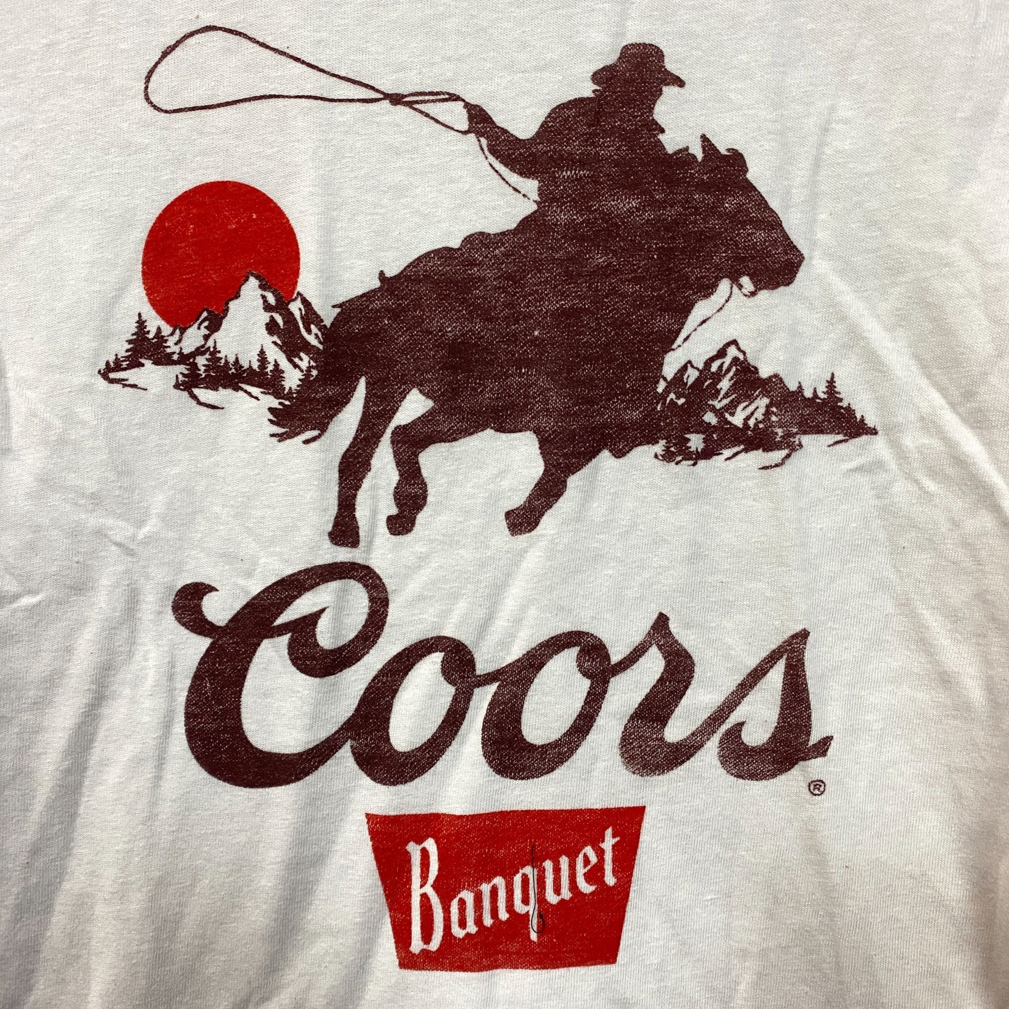 Junk Food Junk Food Clothing Coors Banquet Cowboy Vintage Style Graphi Size XL / US 12-14 / IT 48-50 - 2 Thumbnail