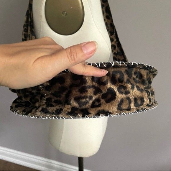 Handmade Kitty K MEOW Record Leopard Strap Shoulder Bag Size ONE SIZE - 5 Thumbnail