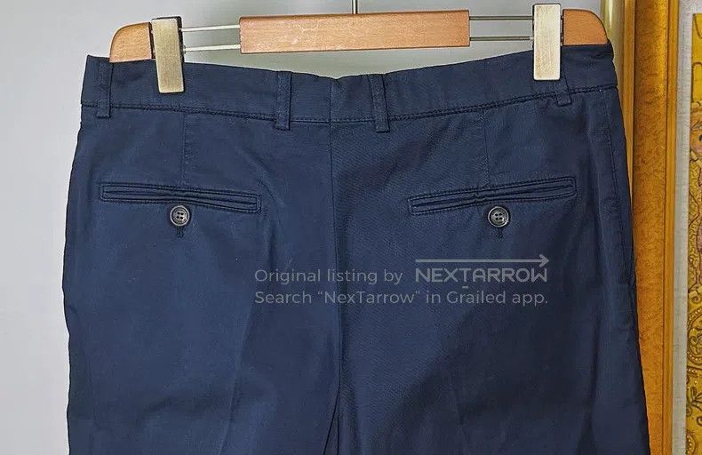 Brunello Cucinelli Brunello Cucinelli Sea island cotton casual trousers Size US 32 / EU 48 - 4 Thumbnail