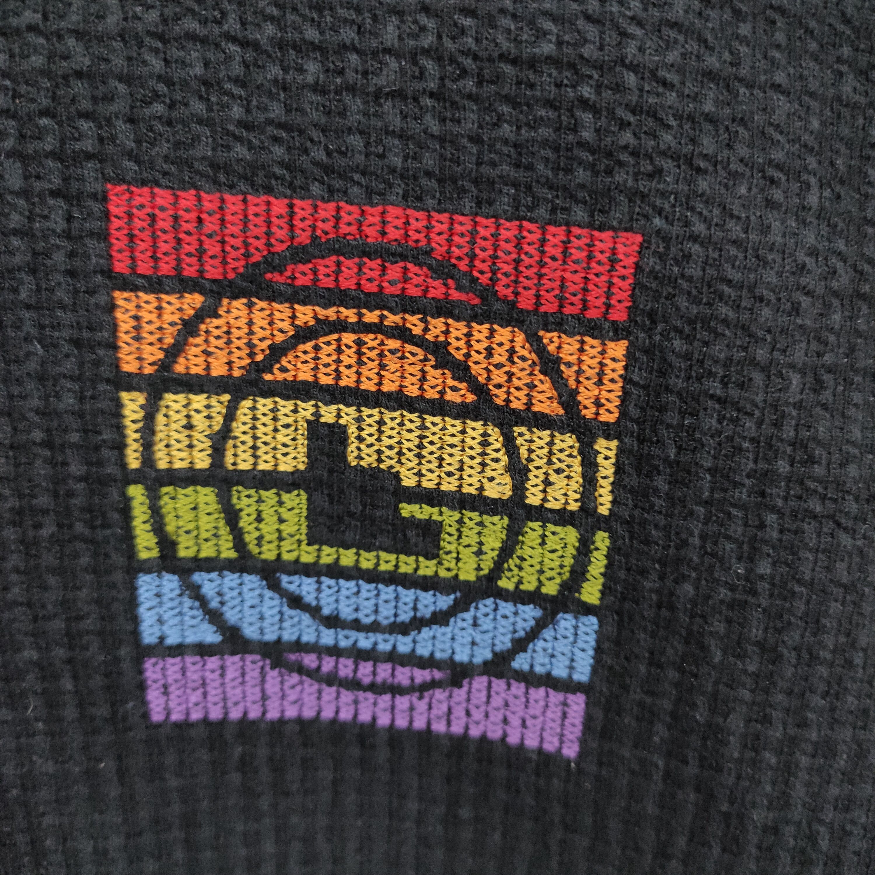 Japanese Brand Santa Fe Nomadic Black Colorful Turkish Patchwork Back, Size US M / EU 48-50 / 2 - 7 Thumbnail