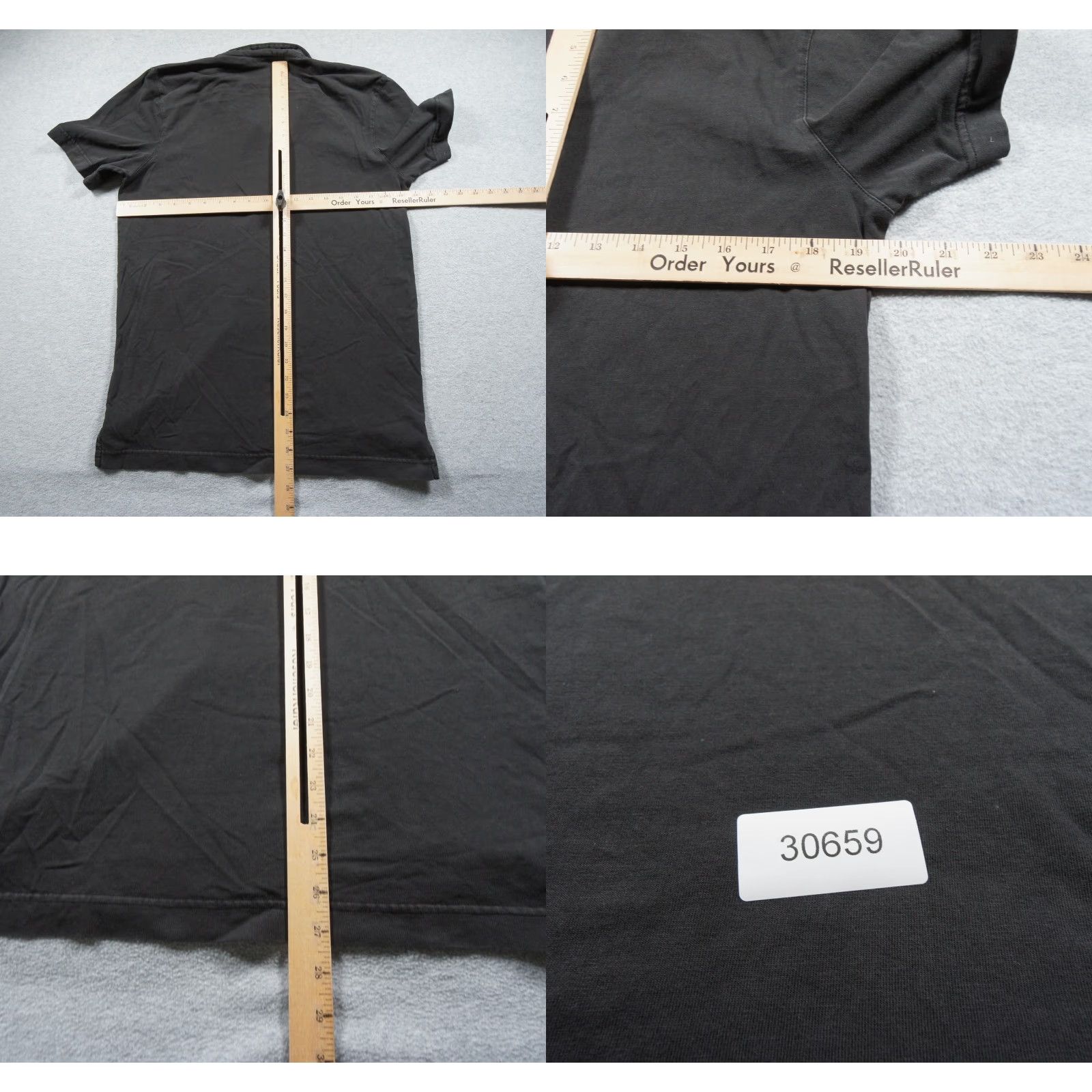 Scotch & Soda Scotch & Soda Shirt Mens Medium Black Polo Short Sleeve Collared Preppy Adult Size US M / EU 48-50 / 2 - 8 Thumbnail