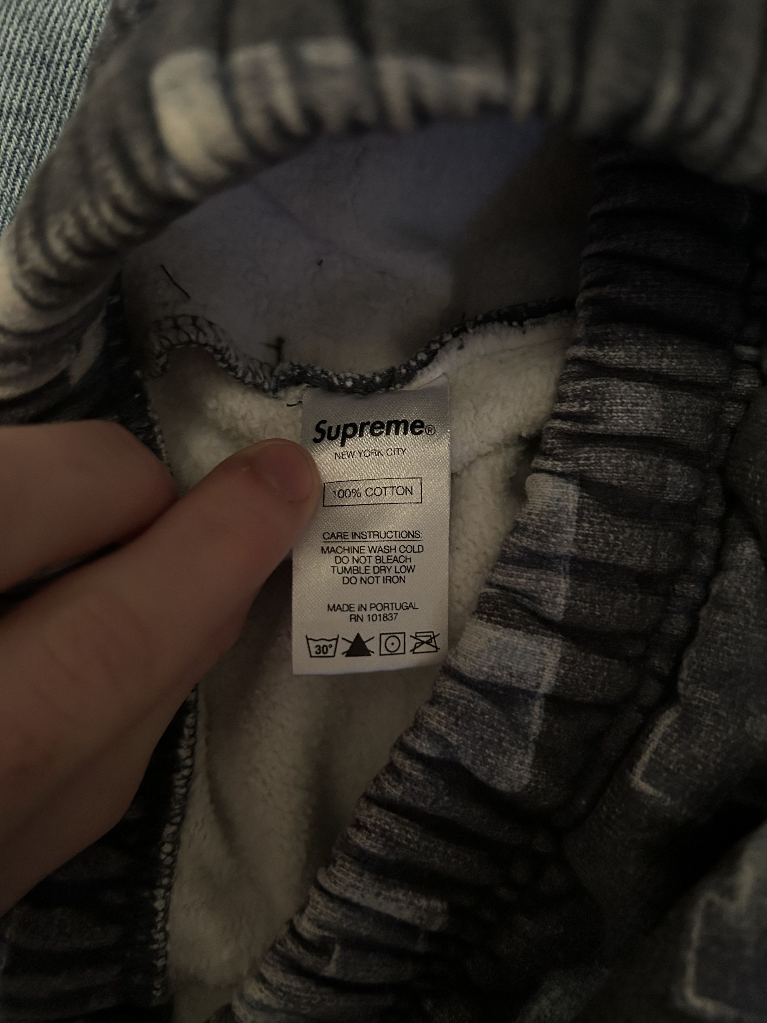 Supreme Supreme Navy Blue Sweatpants Size US 30 / EU 46 - 5 Thumbnail