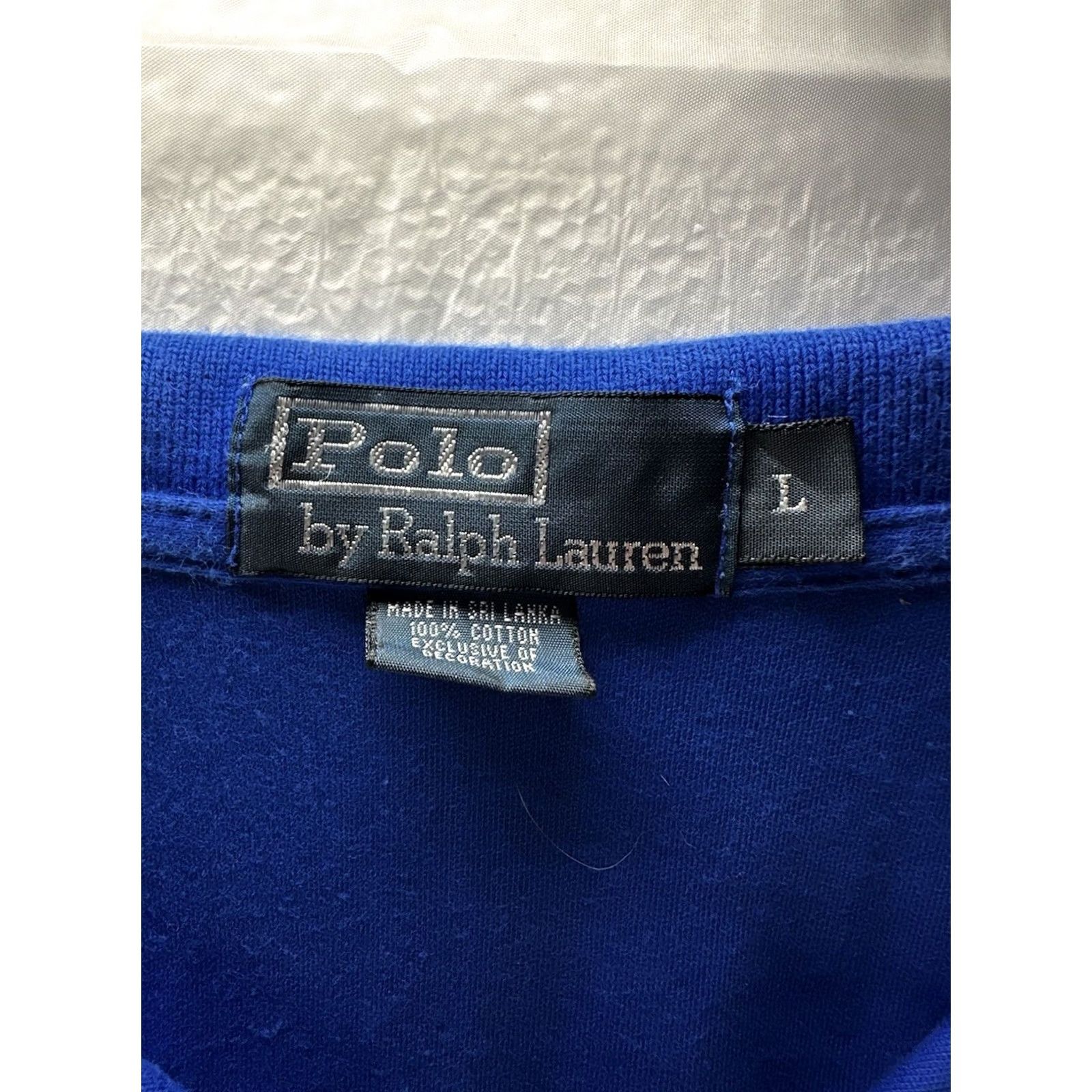 Polo Ralph Lauren VTG Polo Ralph Lauren Polo Shirt Mens Large Royal Blue Red Pony 90s Golf Polo Shirt Size US L / EU 52-54 / 3 - 5 Thumbnail