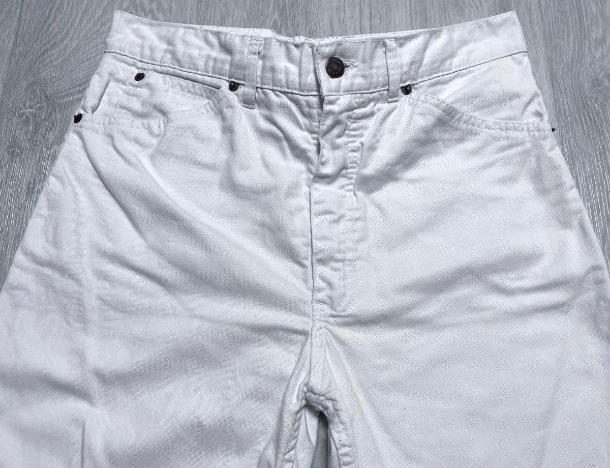 Levi's Vintage Clothing Deadstock Archival 50’s-60’s Levis White Fringed Jeans Denim Size 28" / US 6 / IT 42 - 7 Thumbnail