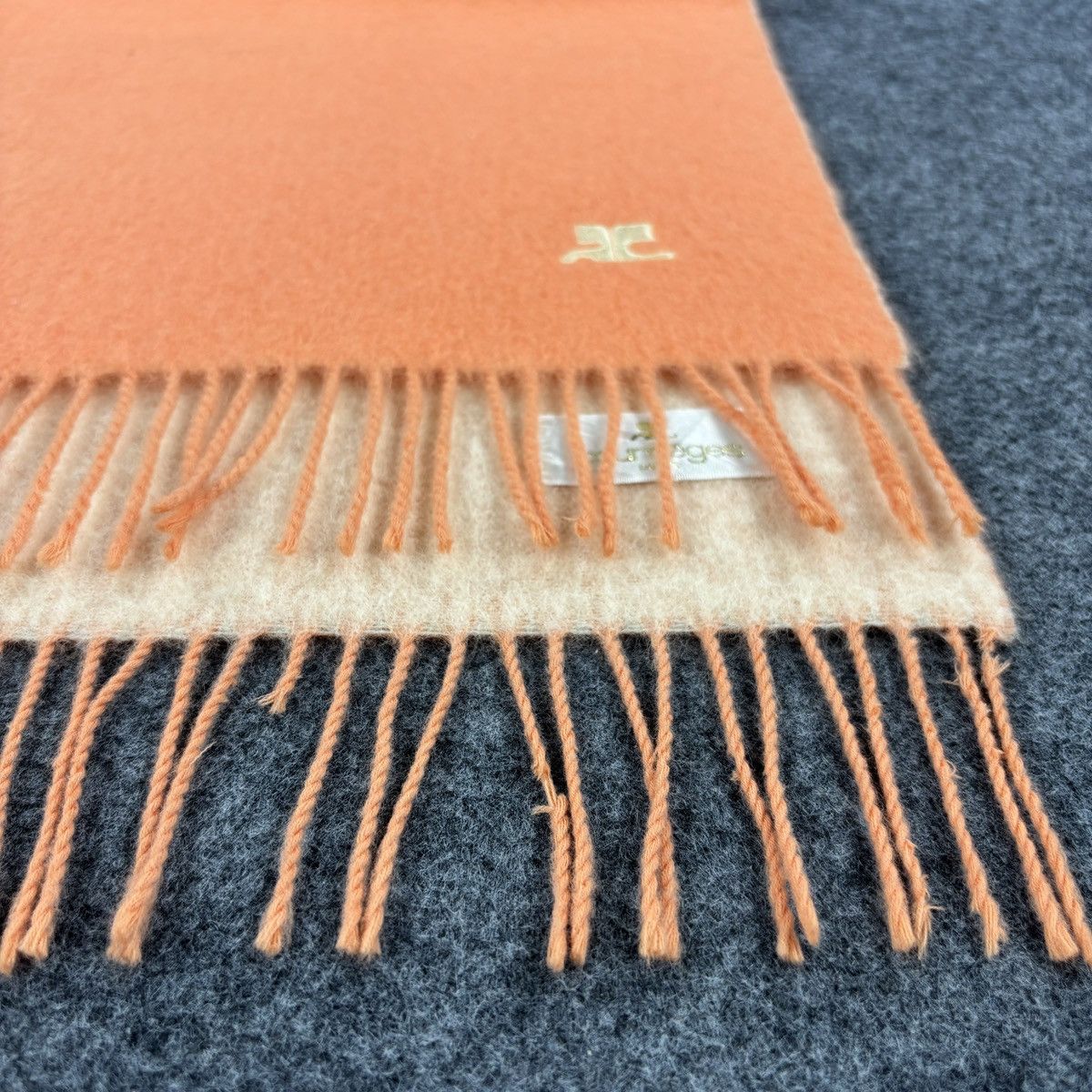 Courreges × Vintage Courreges Scarf # D776 # Muffler # Neckwear Size ONE SIZE - 5 Thumbnail
