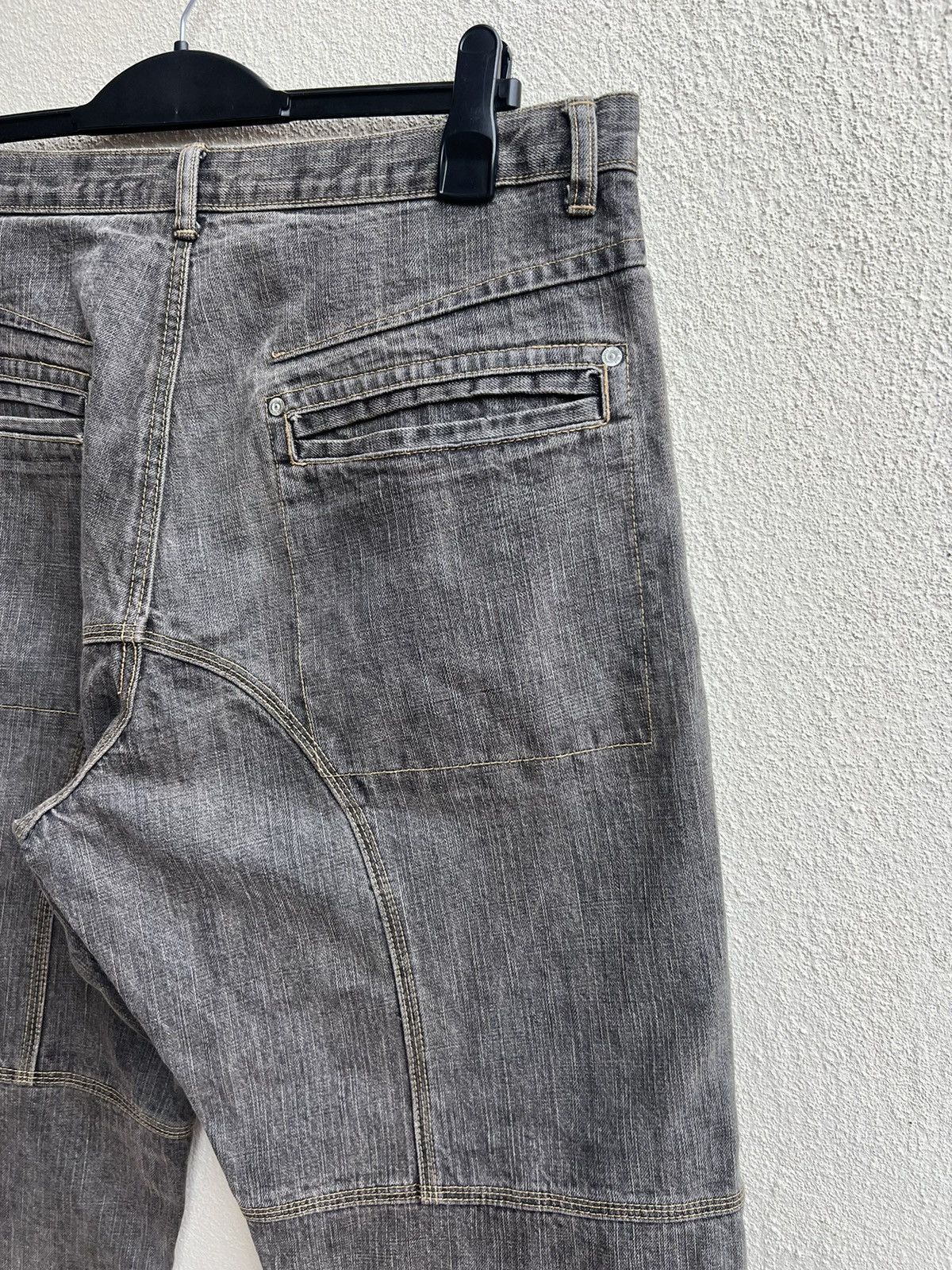 Japanese Brand × MasterPiece Vintage Masterpiece X Mad Hectic Multi Pocket Baggy Jeans Size US 36 / EU 52 - 18 Thumbnail