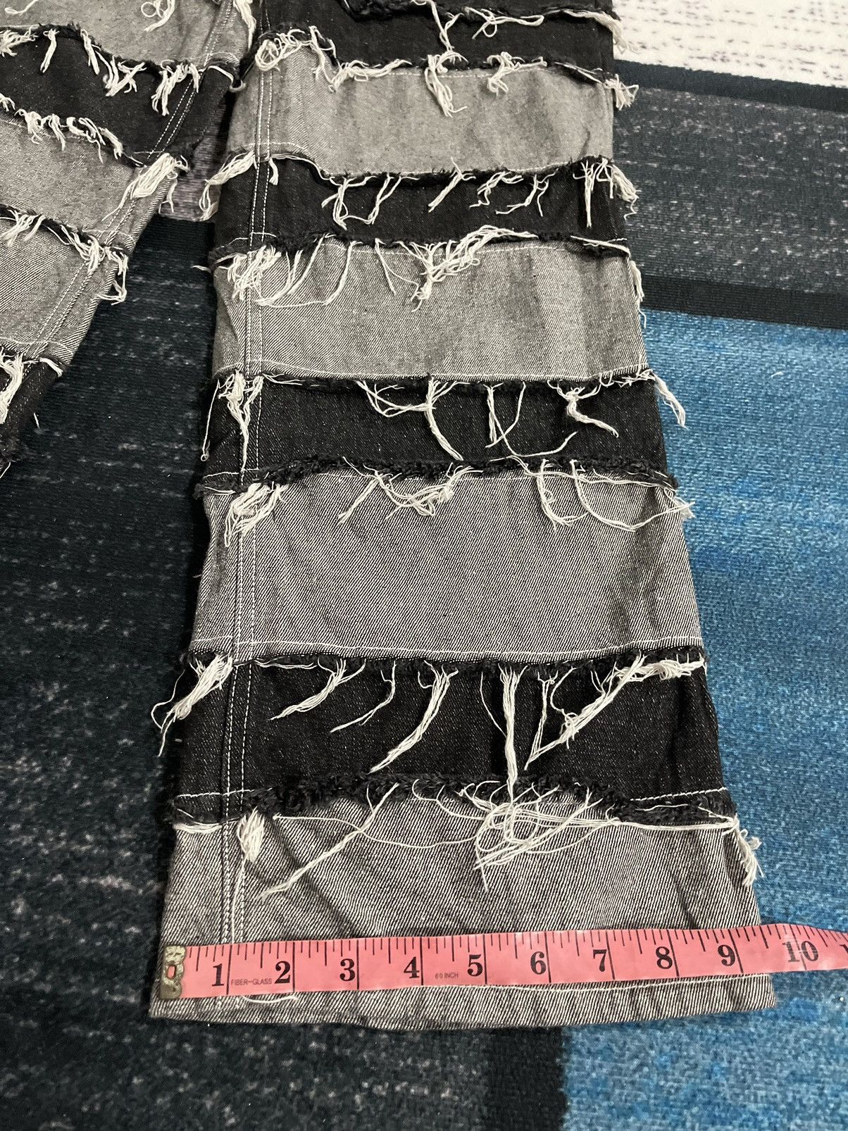 Japanese Brand Rare Design patchwork Unbrand Denim Size US 31 - 8 Thumbnail