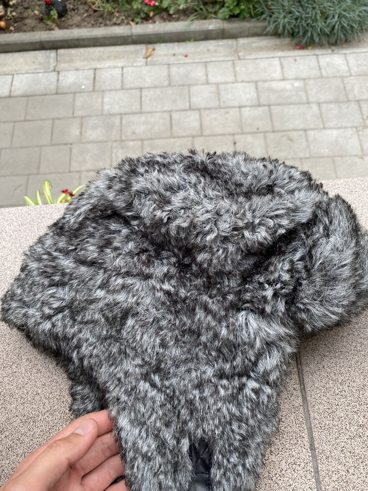 Hysteric Glamour × Vintage Crazy Y2k Mohair Fuzzy Hat Ushanka Punk Winter Size ONE SIZE - 4 Thumbnail