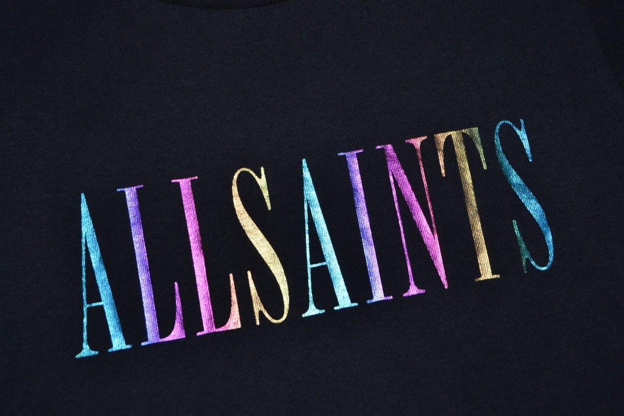 Allsaints AllSaints Short sleeve T-shirt Undershirt Dark gray Women's Size XS / US 0-2 / IT 36-38 - 4 Thumbnail