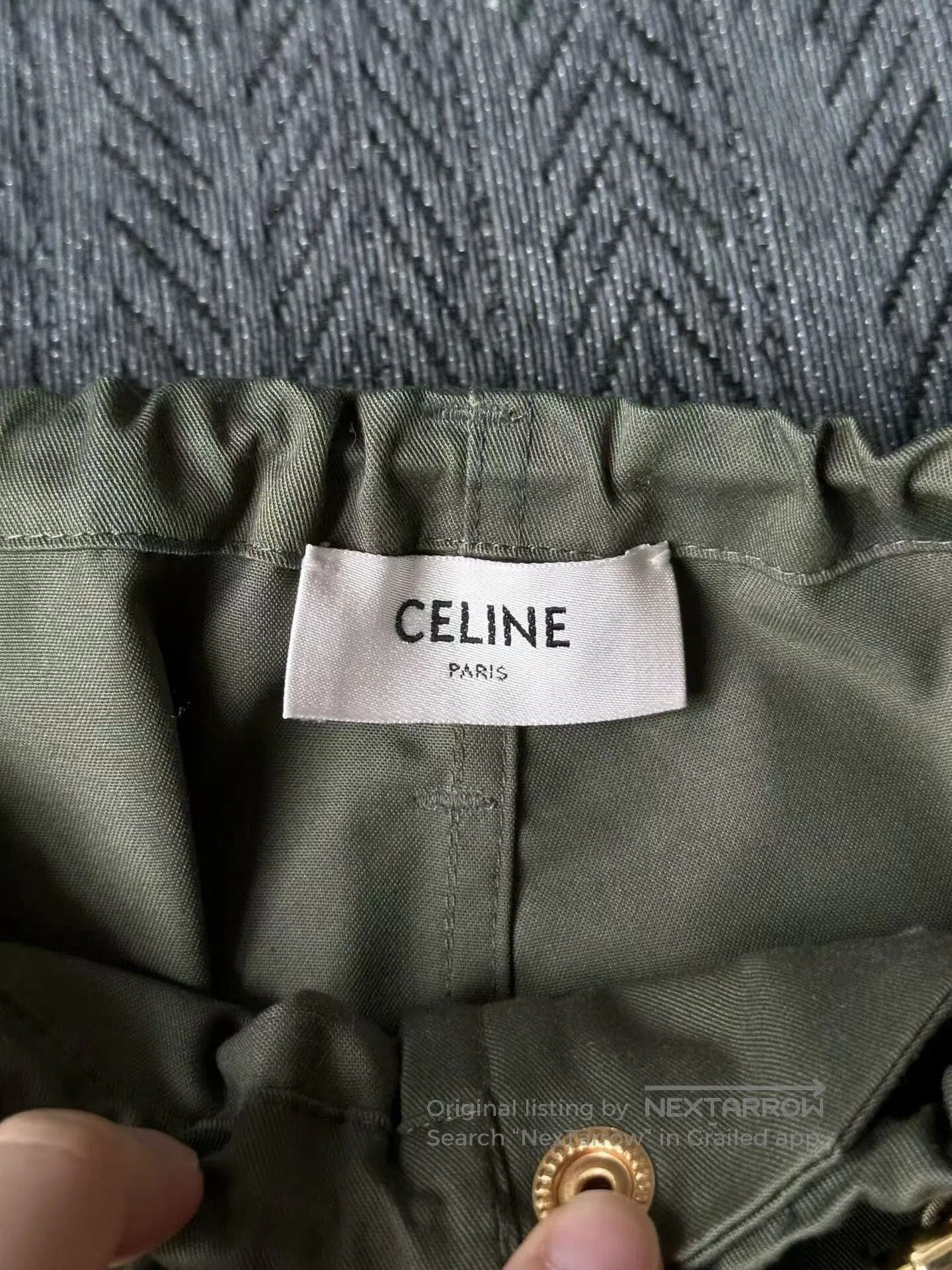 Celine Celine Women's Cargo Pants. Size 39" - 3 Thumbnail