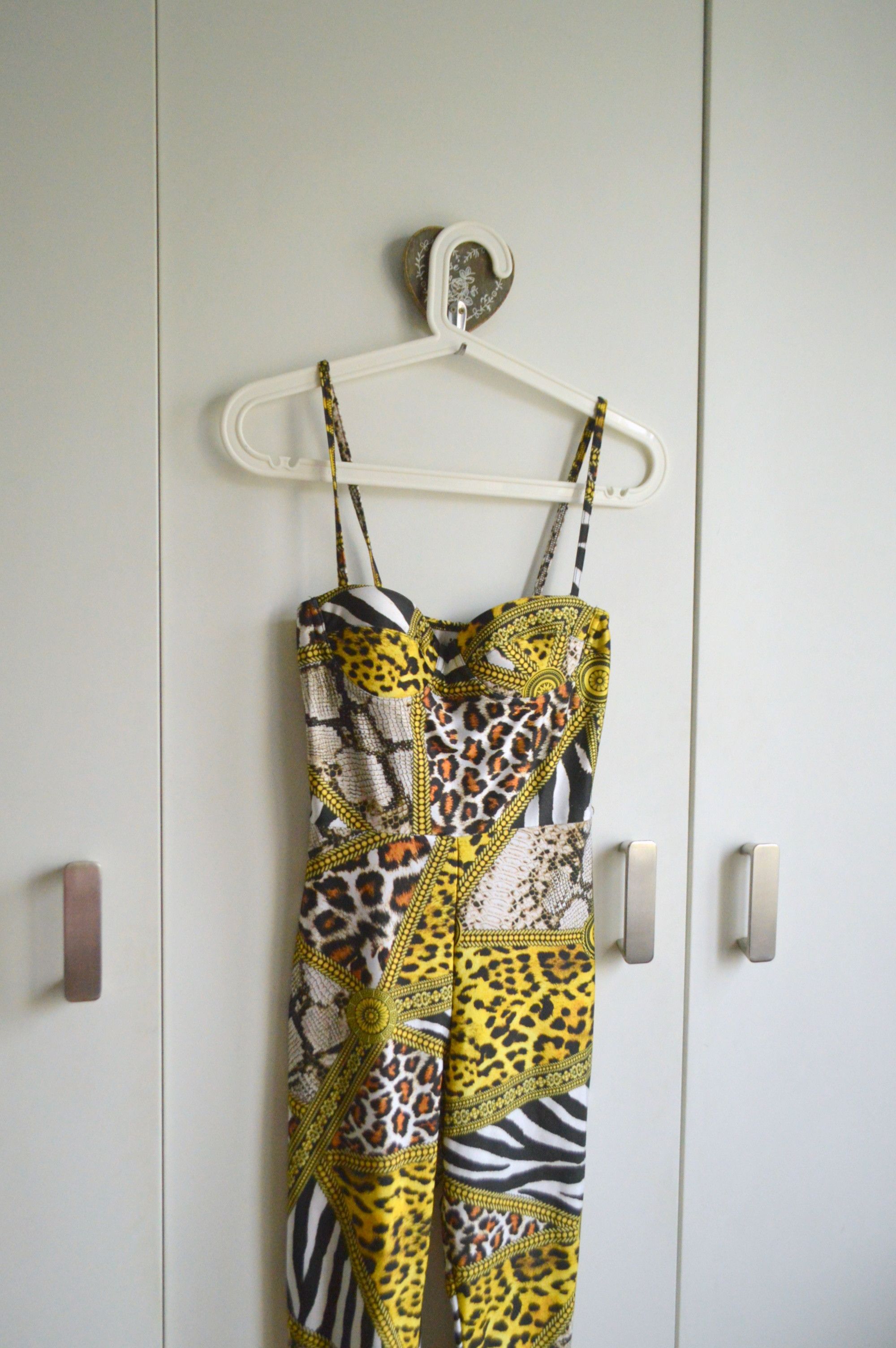Jaded London Jaded London Baroque Animal Print Jumpsuit Y2K Versace Size 28" / US 6 / IT 42 - 2 Thumbnail