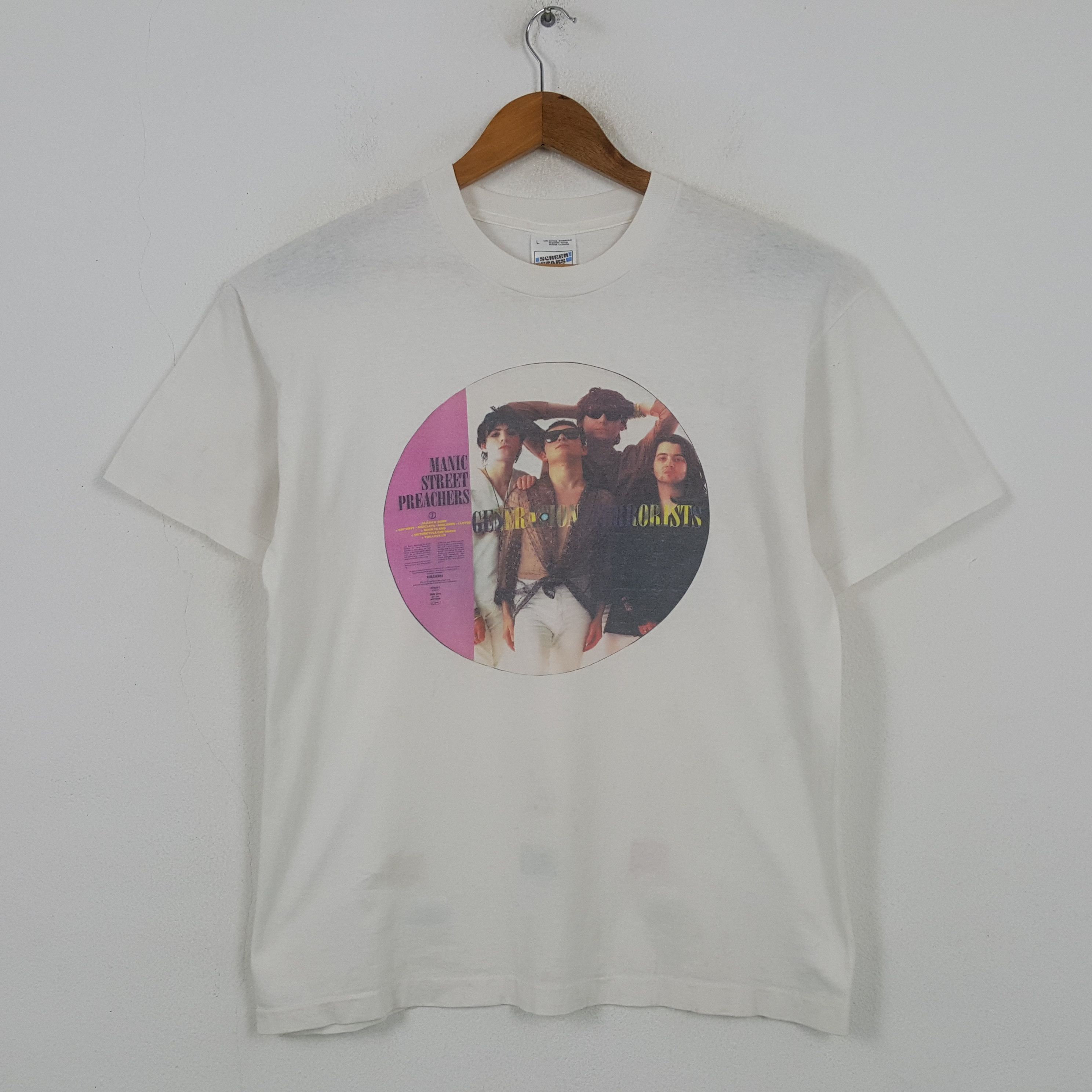 Other Vintage Manic Street Preachers Walsh Rock Band 90's Tees 32 Size US L / EU 52-54 / 3 - 1 Thumbnail