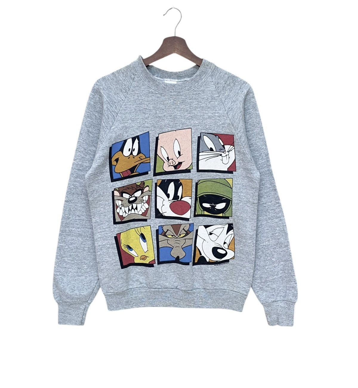 Vintage Vintage Cartoon Looney Tunes Sweatshirt 1990s Size US M / EU 48-50 / 2 - 1 Thumbnail