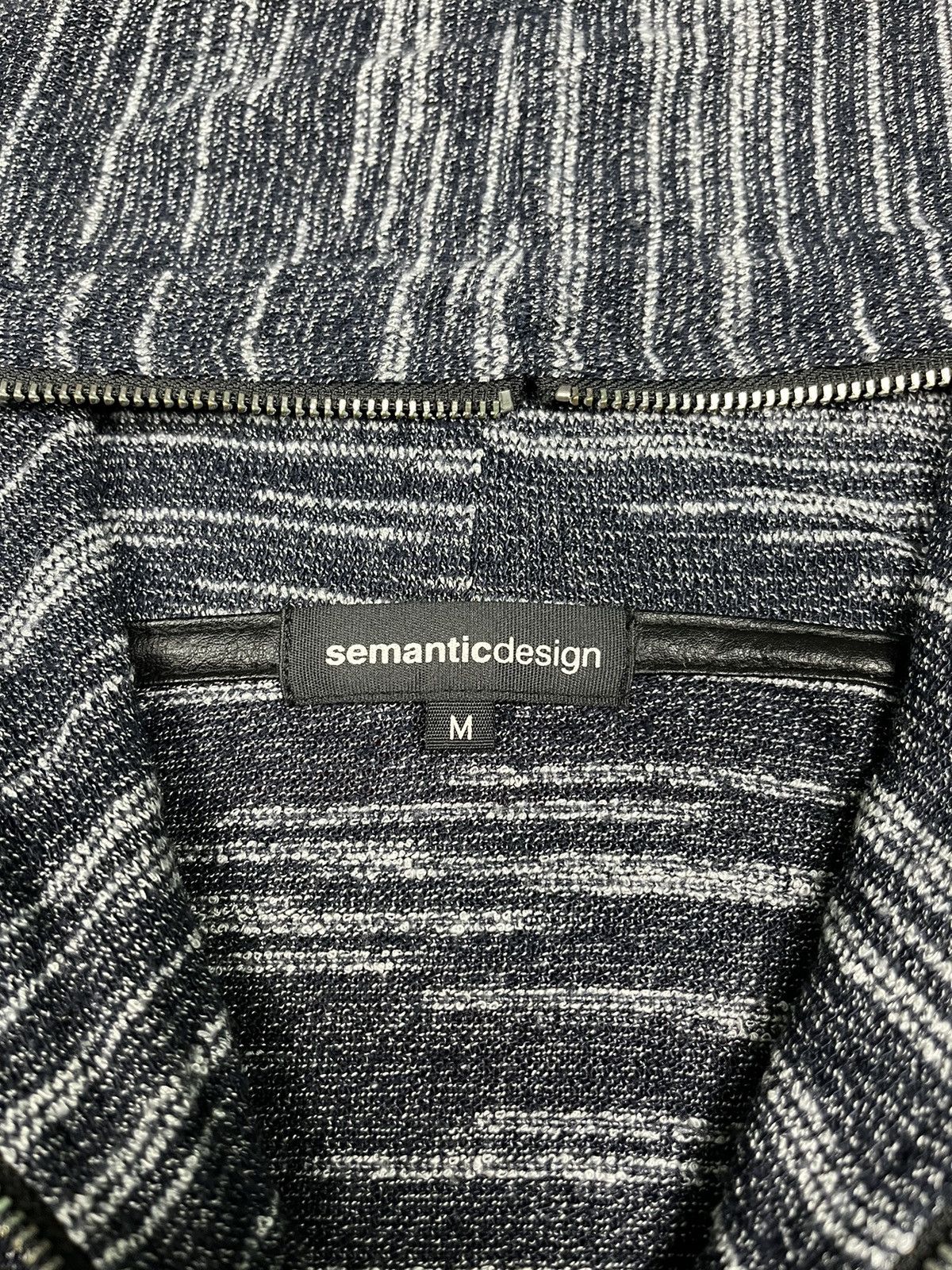 Japanese Brand × semanticdesign Semantic Design Short Sleeve Zipper Hoodie Size US M / EU 48-50 / 2 - 6 Thumbnail