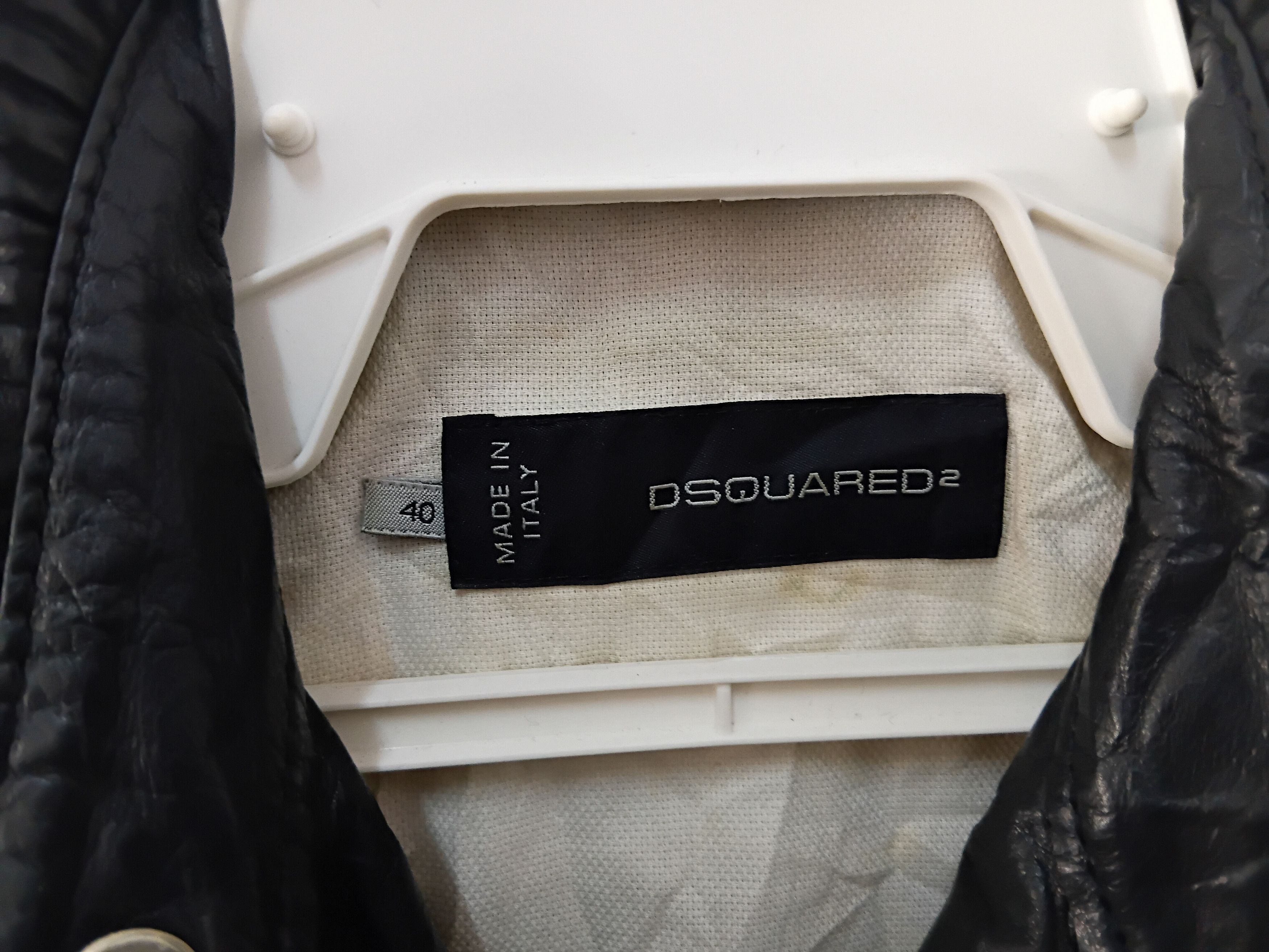 Dsquared2 Vintage Dsquared2 leather and tweed biker jacket Size S / US 4 / IT 40 - 7 Thumbnail