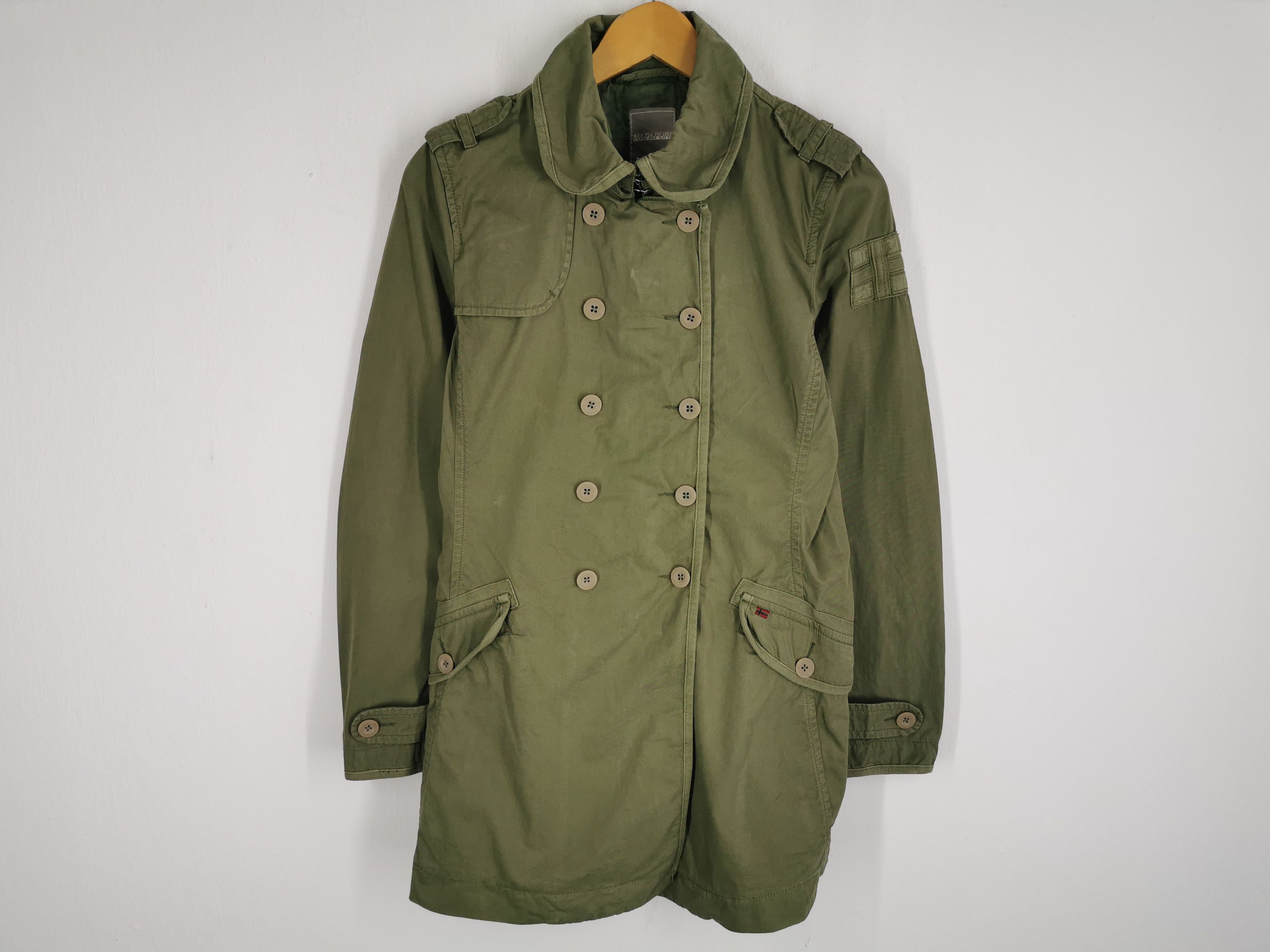 Napapijri Vintage 90's Napapijri Parka Long Jacket Size M Size US M / EU 48-50 / 2 - 1 Thumbnail