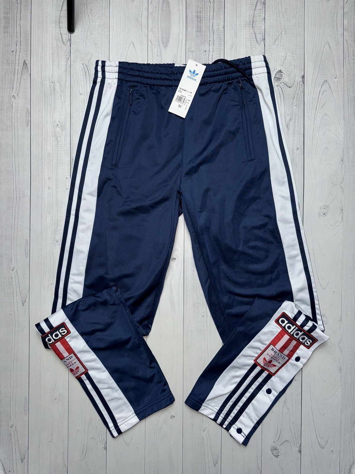 Vintage Vintage Adibreak pants rare navy size S/M Size US 32 / EU 48 - 2 Thumbnail