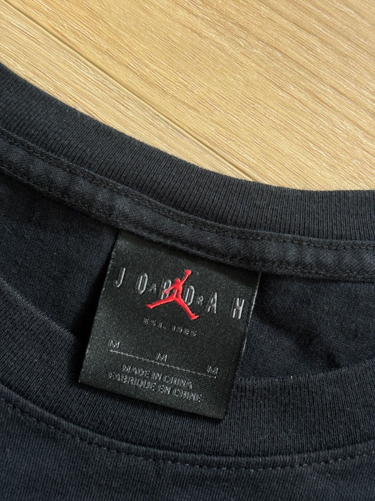 Jordan Brand × Travis Scott Jordan x Travis Scott T Shirt Black Cactus Jack Size US M / EU 48-50 / 2 - 2 Thumbnail
