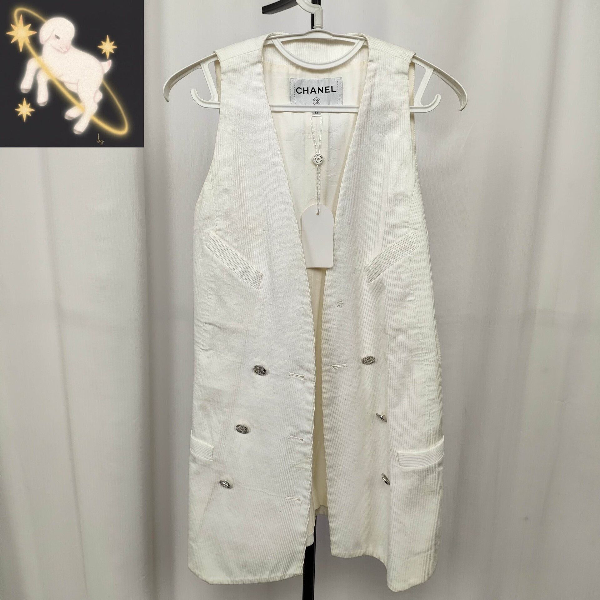 Chanel Chanel 21P Crystal Button Vest Size XS / US 0-2 / IT 36-38 - 1 Thumbnail