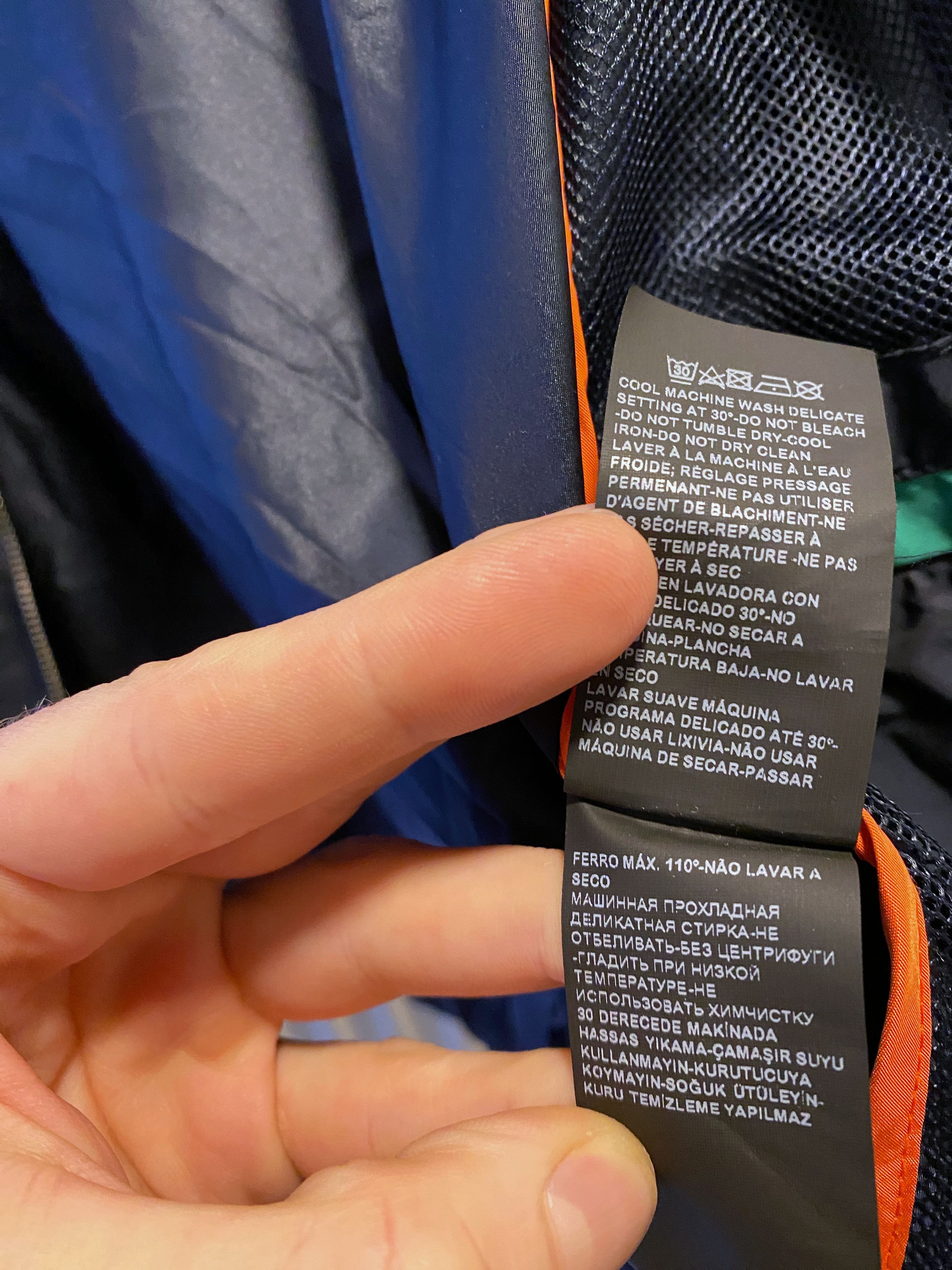 Paul & Shark nylon jacket size USA TTS S ( M on tag )