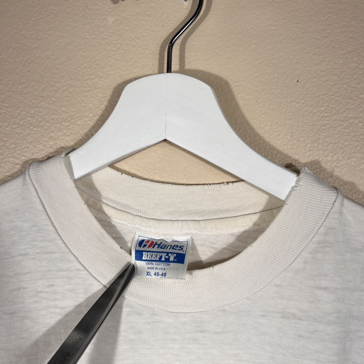 Hanes × Vintage Vintage 1989 Rare Jeff Beck’: Guitar Shop T Shirt Stevie Ray Size US L / EU 52-54 / 3 - 8 Thumbnail