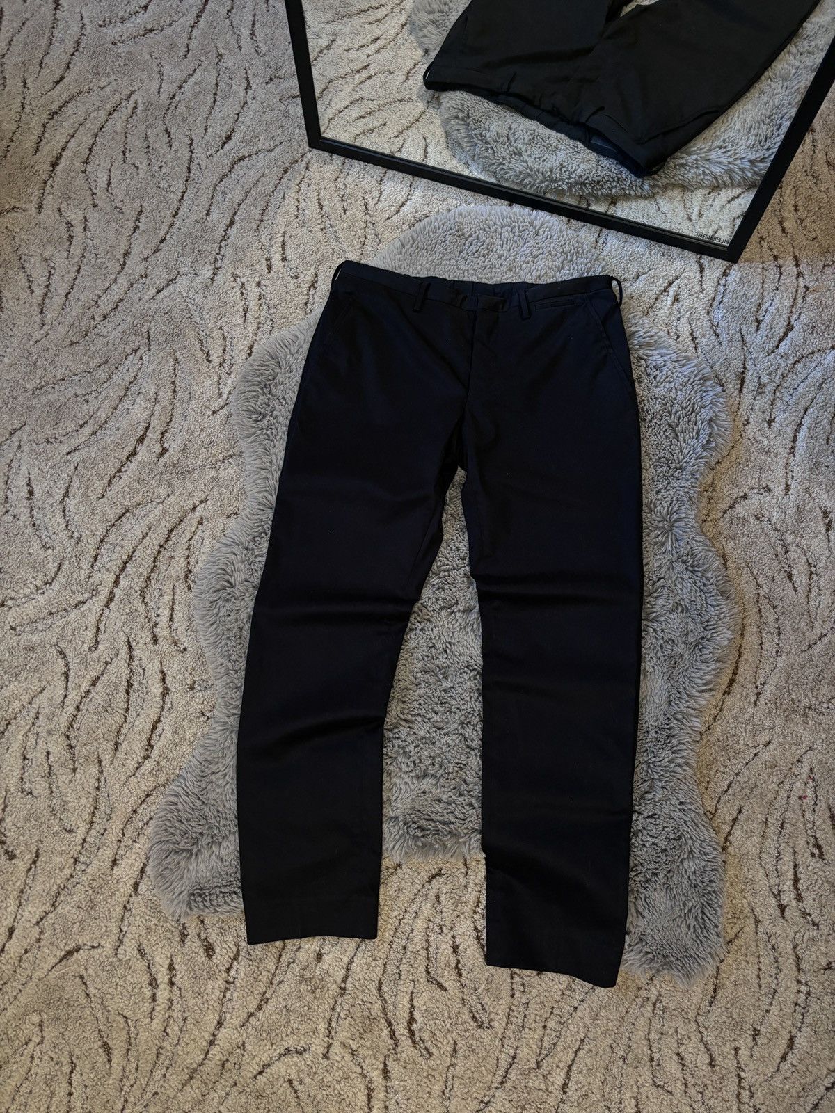 Prada Prada tailored black cotton trousers Size US 32 / EU 48 - 1 Thumbnail