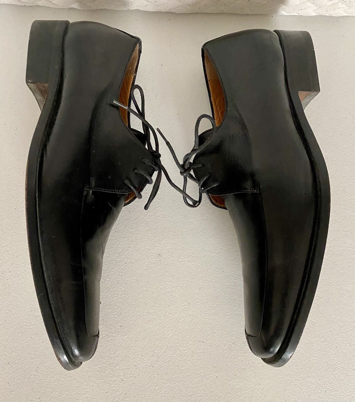 Bruno Magli Bruno Magli Made in Italy Black Leather Split Toe Derby 11 M Size US 11 / EU 44 - 5 Thumbnail