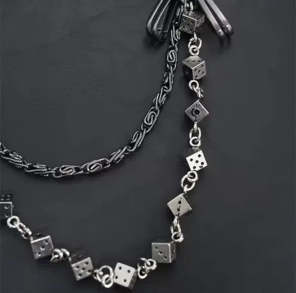Jewelry Hikaru x Konno Dice Wallet Chain, Chain For Jeans / Pants Size ONE SIZE - 8 Thumbnail