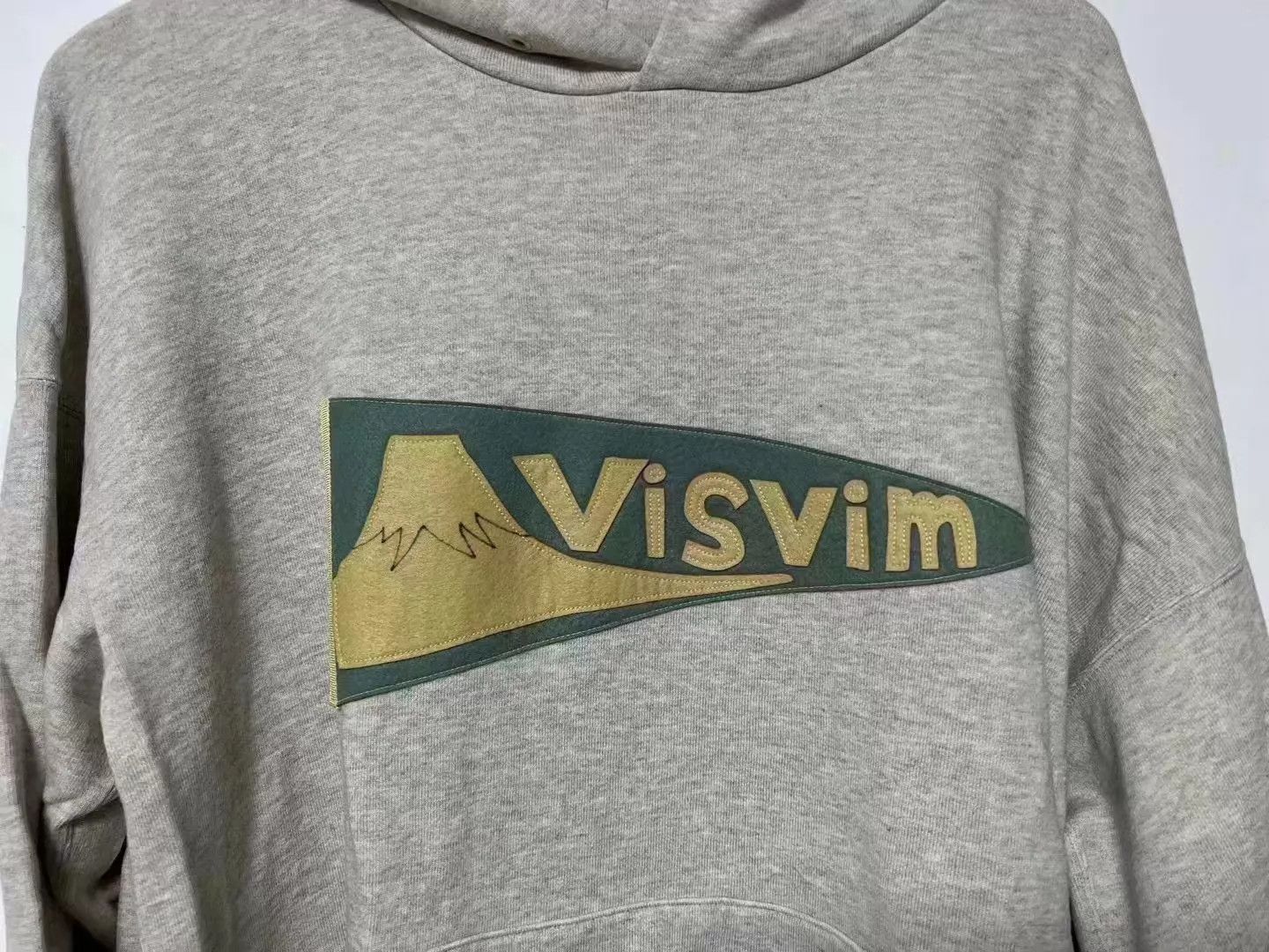 Visvim visvim 18aw jumbo hoodie p.o grey4 w/ vv logo print Size US XL / EU 56 / 4 - 3 Thumbnail