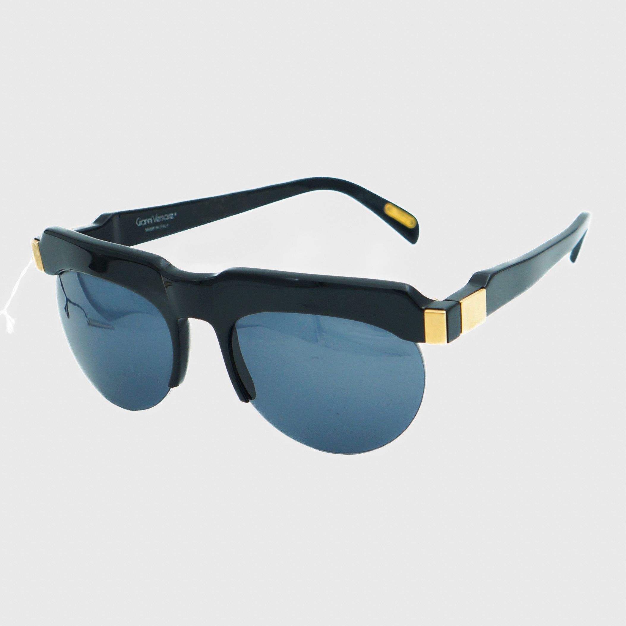 Vintage GIANNI VERSACE Mod 397 Ultra Rare Black Sunglasses Vintage Size ONE SIZE - 1 Thumbnail