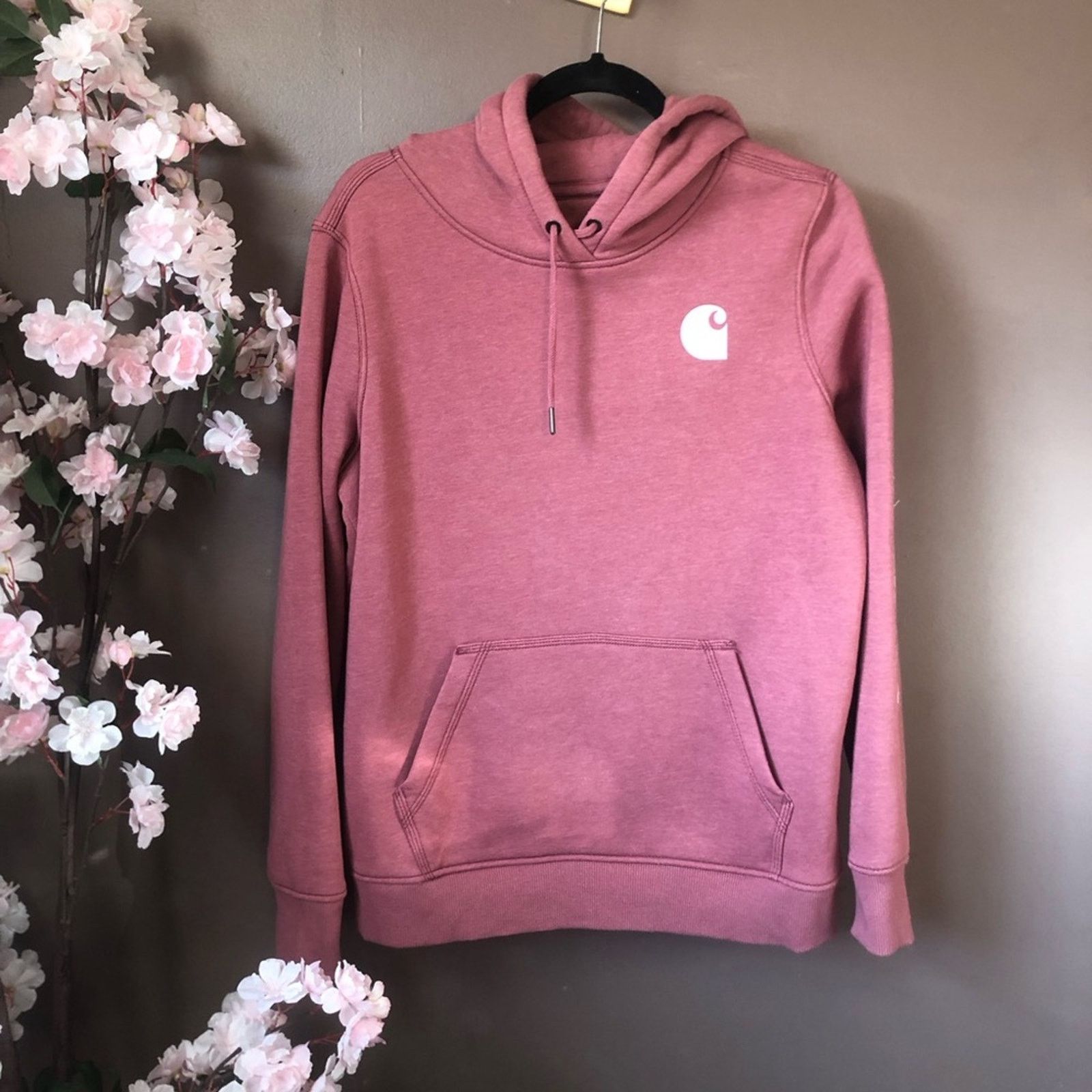 Carhartt Carhartt hooded pullover hoody in burgundy Size M / US 6-8 / IT 42-44 - 3 Thumbnail