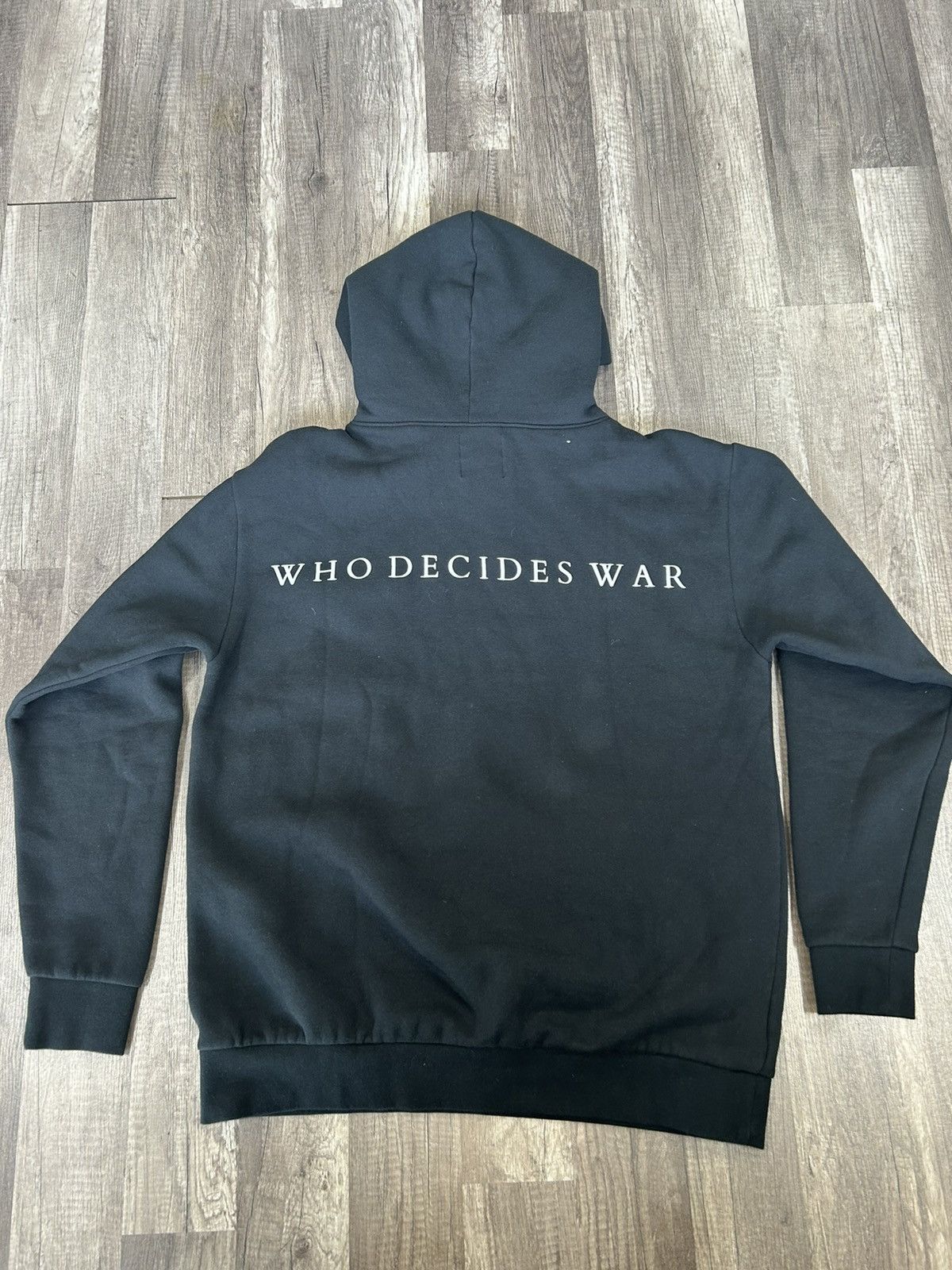 Who Decides War Who decides war hoodie black Size US M / EU 48-50 / 2 - 2 Thumbnail
