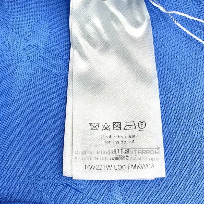 Louis Vuitton Louis Vuitton Blue Cotton Women's T. Size XS / US 0-2 / IT 36-38 - 6 Thumbnail