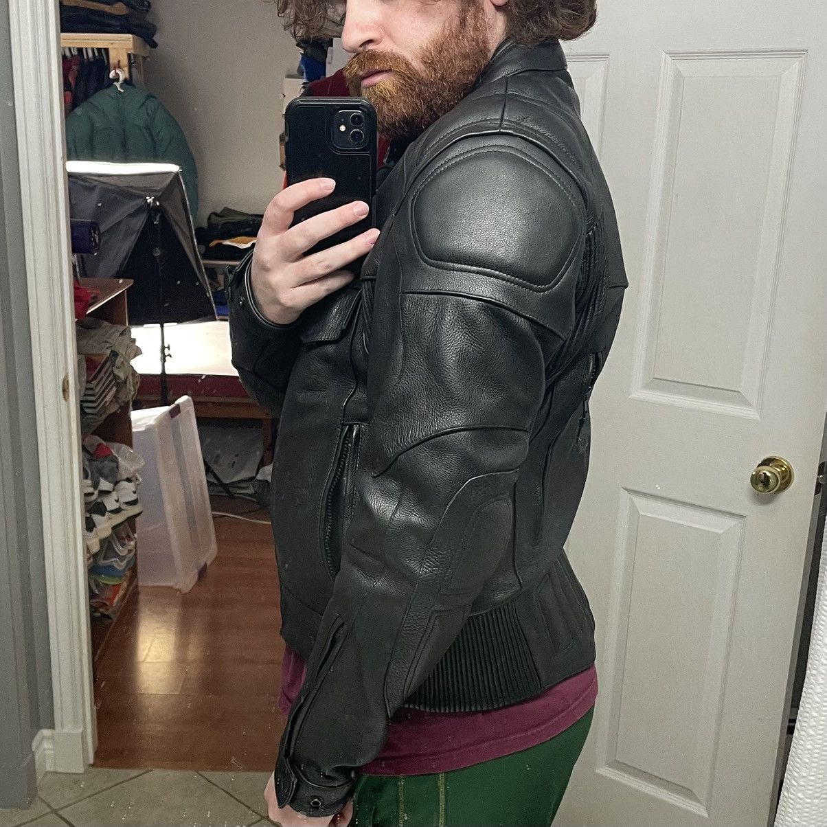 Other Milwaukee Leather Jacket Mens L Black Motorcycle Biker Thick Size US L / EU 52-54 / 3 - 14 Thumbnail