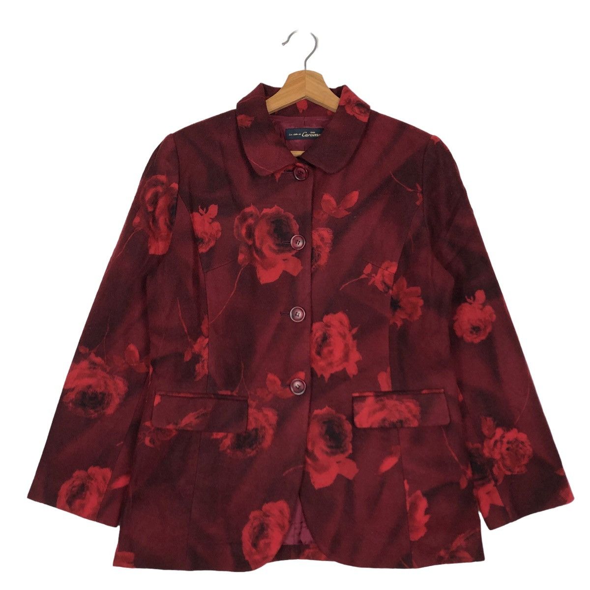 Issey Miyake 🔥Runway Double Breast Jacket Caravan Issey Miyake Flower Size M / US 6-8 / IT 42-44 - 2 Thumbnail